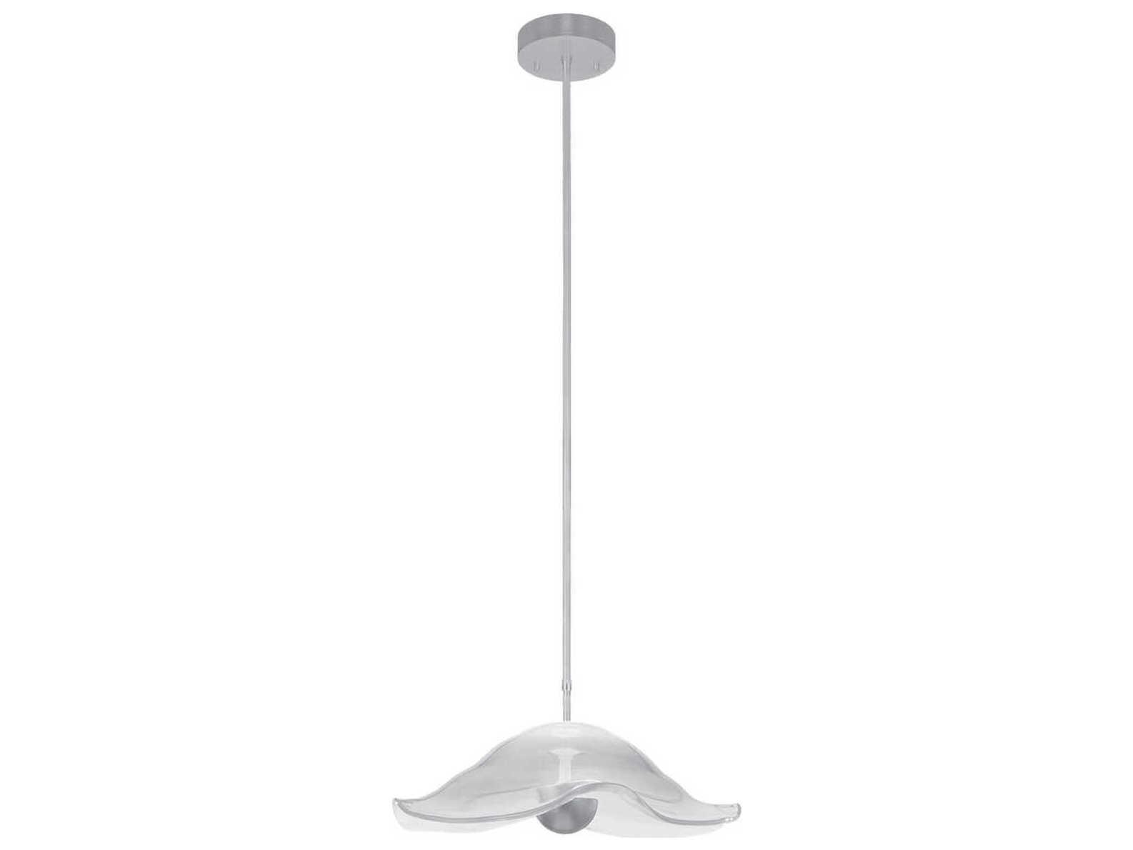 Fine Art Handcrafted Lighting Embark 1-Light Silver Pendant