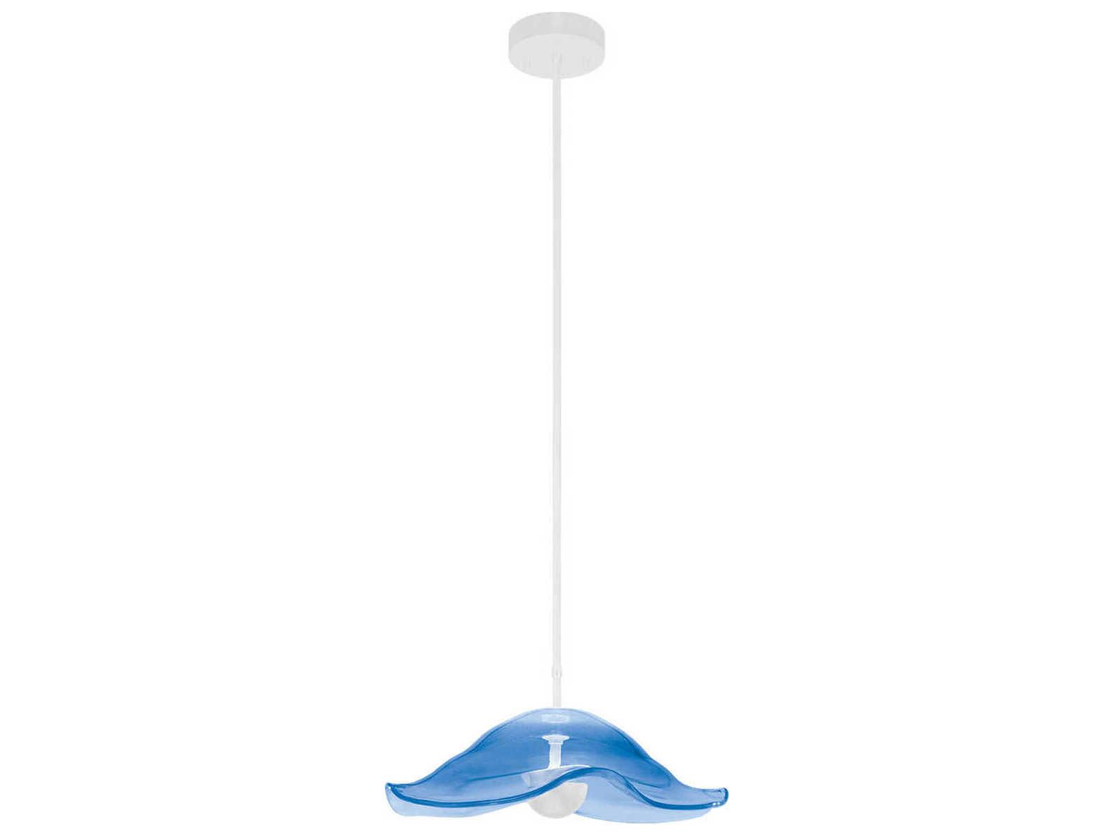 Fine Art Handcrafted Lighting Embark 1-Light White Pendant