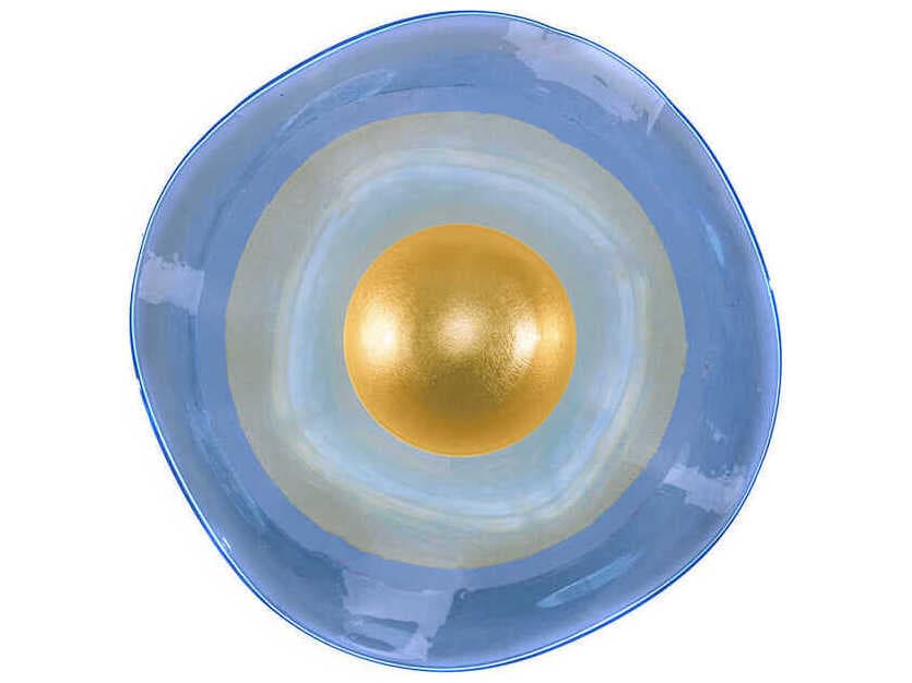 Fine Art Handcrafted Lighting Embark 1-Light Gold Wall Sconce