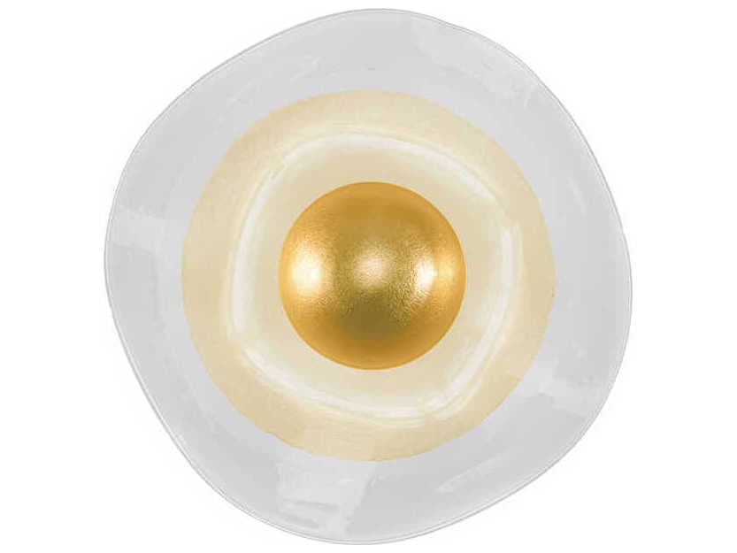 Fine Art Handcrafted Lighting Embark 1-Light Gold Wall Sconce