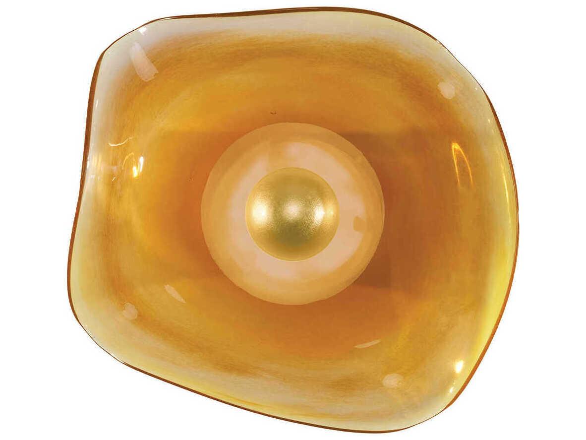 Fine Art Handcrafted Lighting Embark 1-Light Gold Wall Sconce