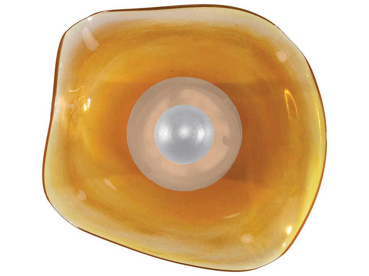 Fine Art Handcrafted Lighting Embark 1-Light Silver Wall Sconce