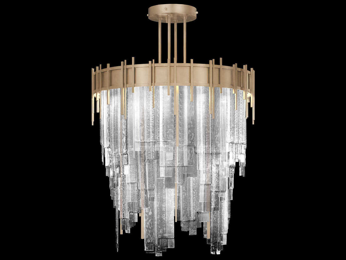 Fine Art Handcrafted Lighting Arpeggio 31-Light Soft Gold Round Pendant