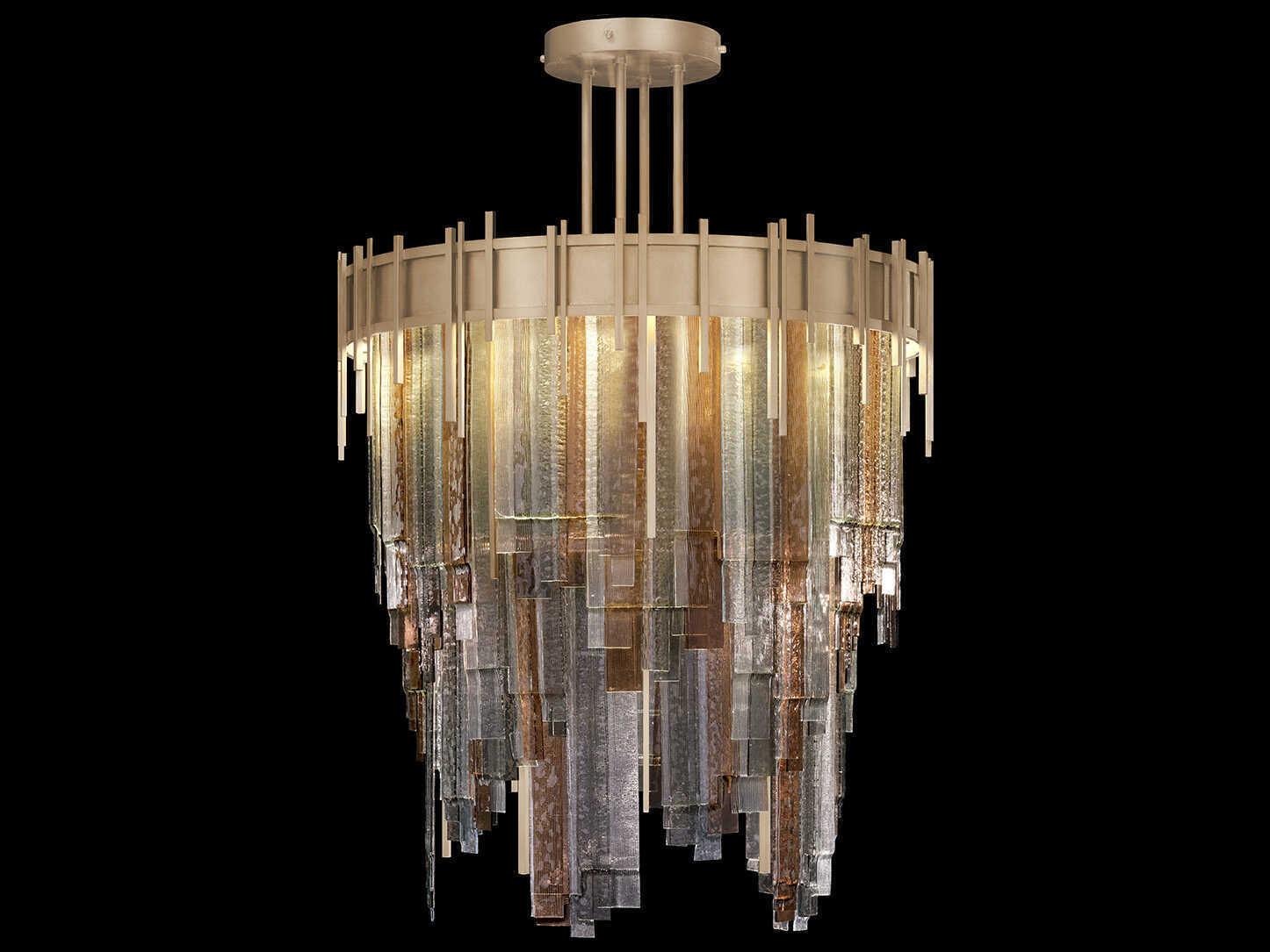 Fine Art Handcrafted Lighting Arpeggio 31-Light Soft Gold Round Pendant