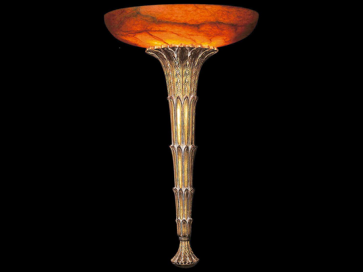 Fine Art Handcrafted Lighting Mariner Luxury 2-Light Old Silver Leaf Traditional Wall Sconce