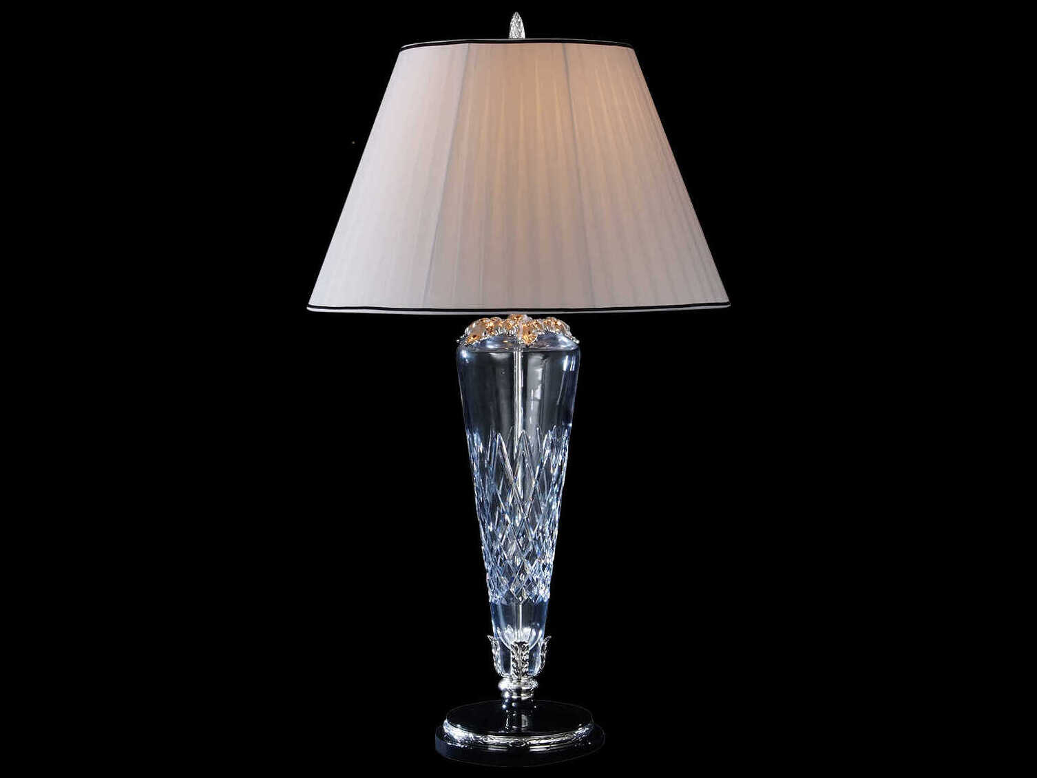 Fine Art Handcrafted Lighting Mariner Luxury Polished Silver Traditional Buffet Lamp