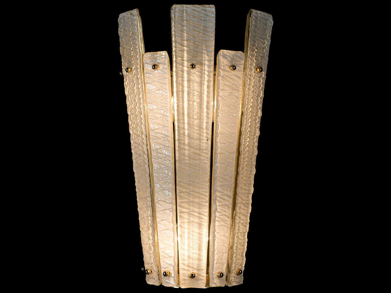 Fine Art Handcrafted Lighting Mariner Luxury 2-Light Antique Gold Plated Wall Sconce