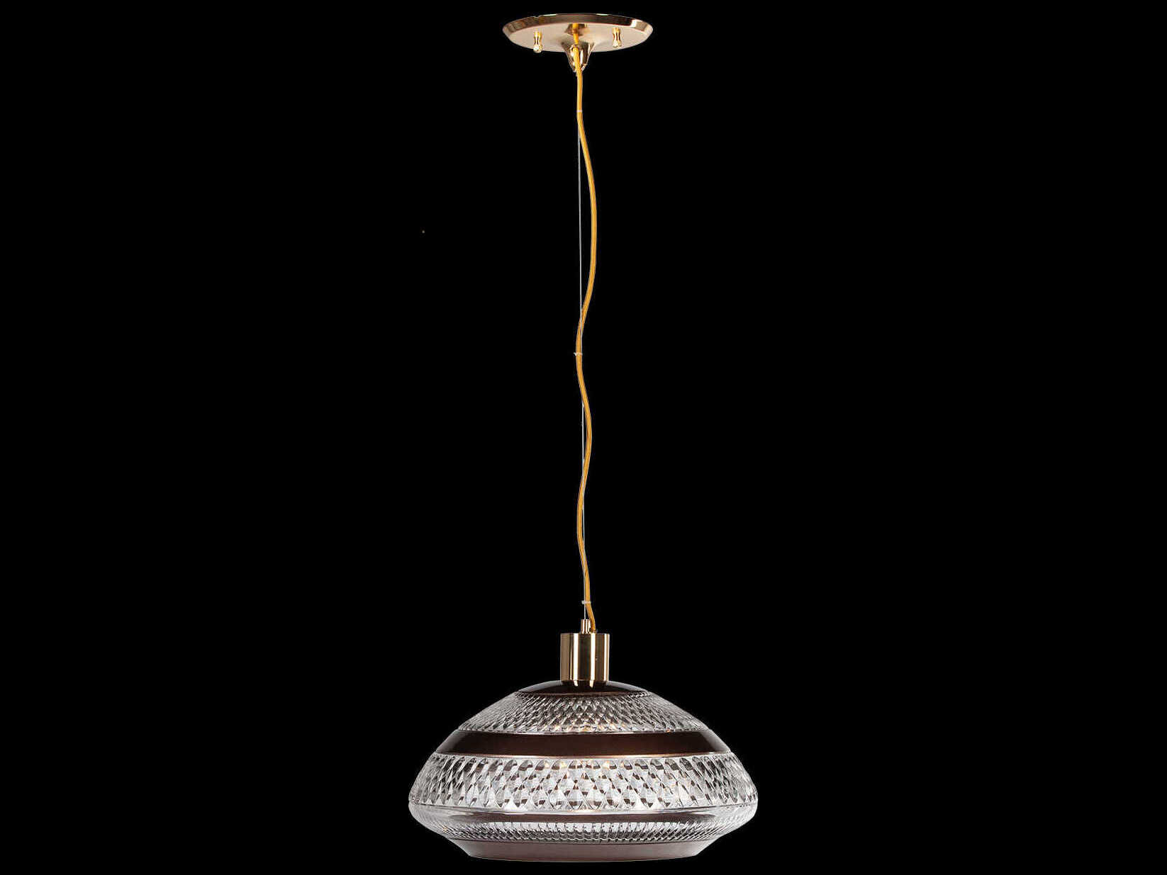 Fine Art Handcrafted Lighting Mariner Luxury 1-Light Polished Brass Dome Pendant