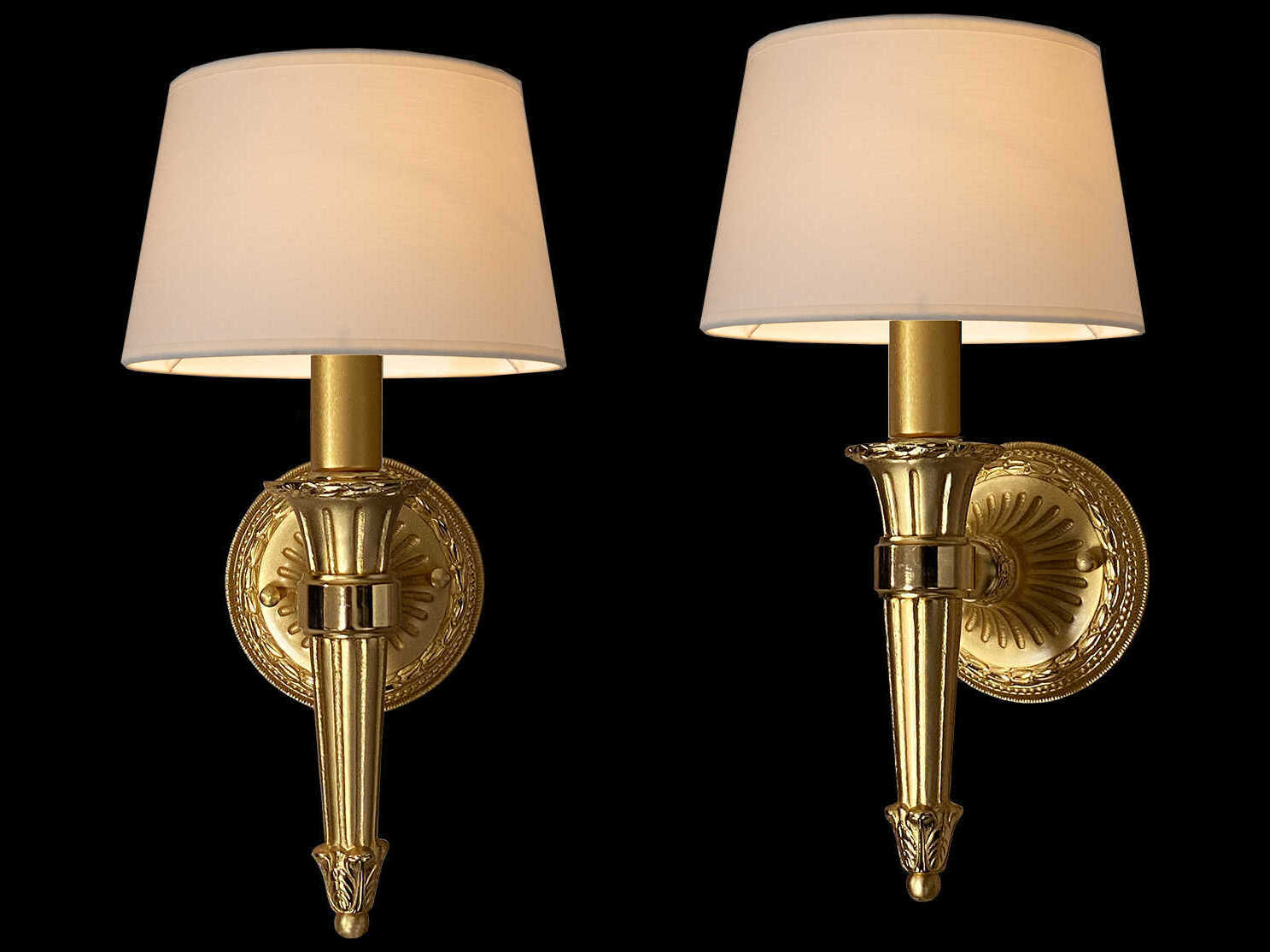 Fine Art Handcrafted Lighting Mariner Luxury 1-Light Antique Gold Plated Traditional Wall Sconce