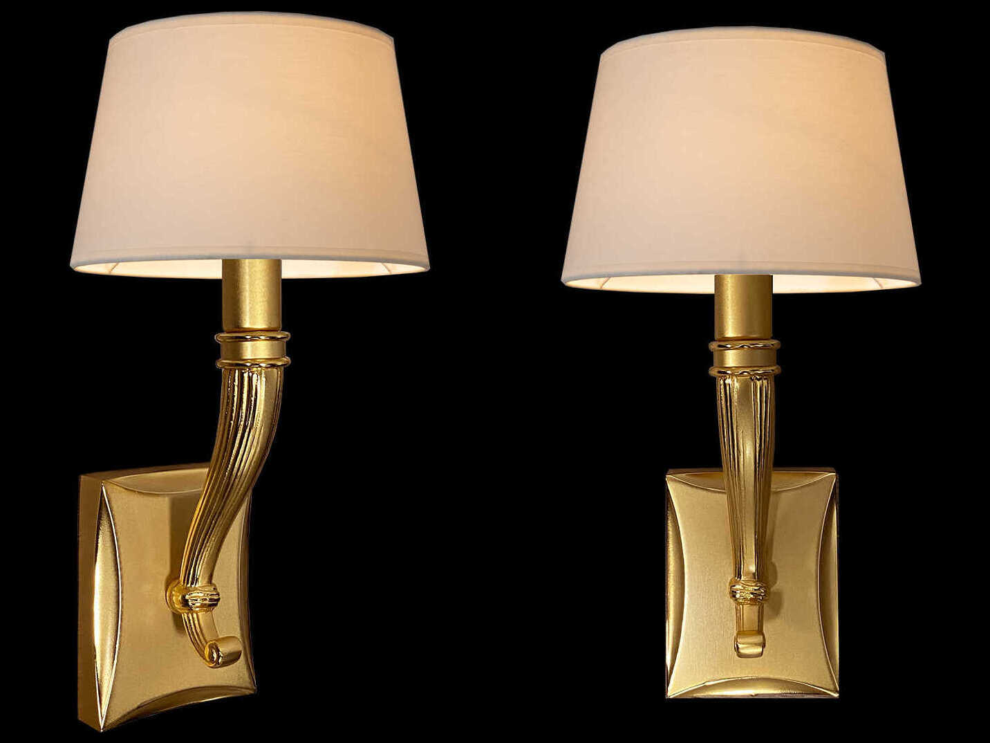 Fine Art Handcrafted Lighting Mariner Luxury 1-Light Antique Gold Plated Traditional Wall Sconce