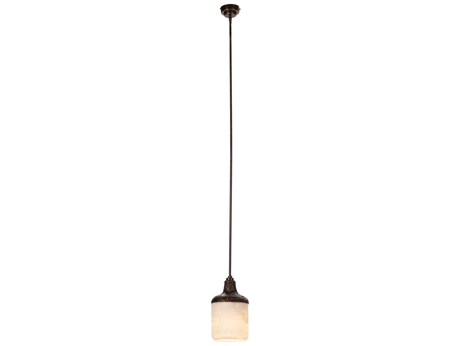Fine Art Handcrafted Lighting Mariner Luxury 1-Light Brushed Bronze Mini Pendant