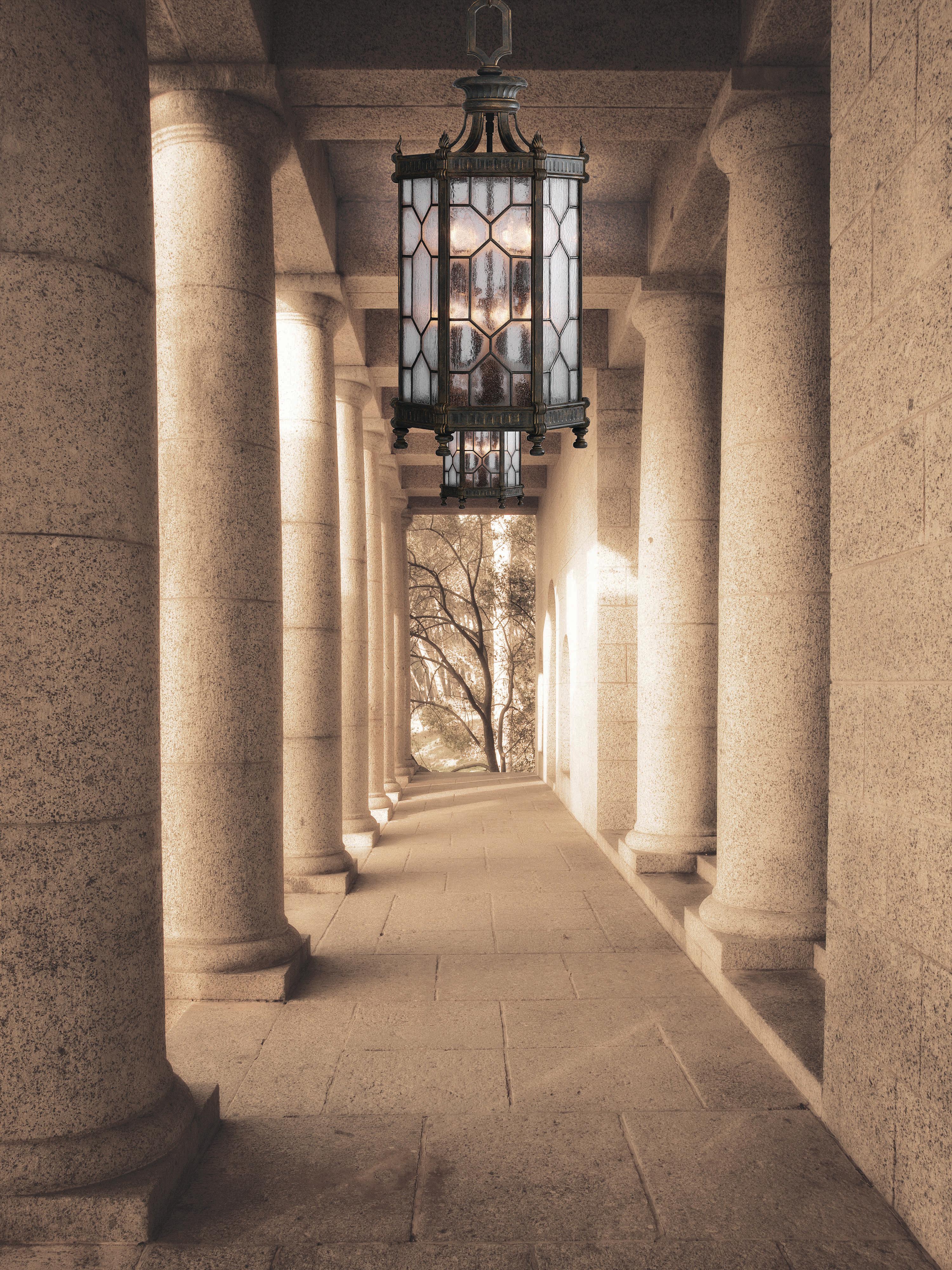 Fine Art Handcrafted Lighting Devonshire 8 - Light Outdoor Hanging Light