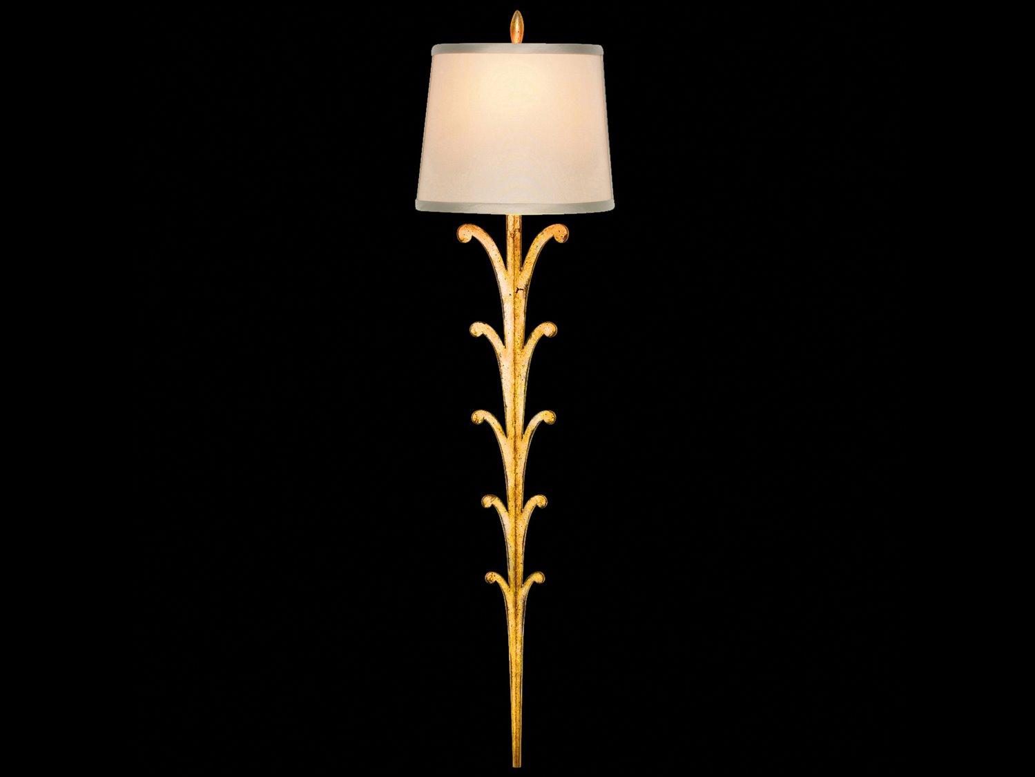 Fine Art Handcrafted Lighting Allegretto Gold Wall Sconce
