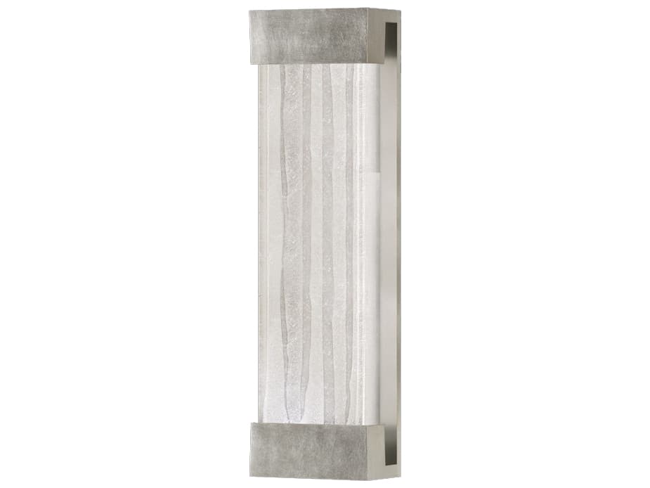 Fine Art Handcrafted Lighting Crystal Bakehouse Silver Wall Sconce