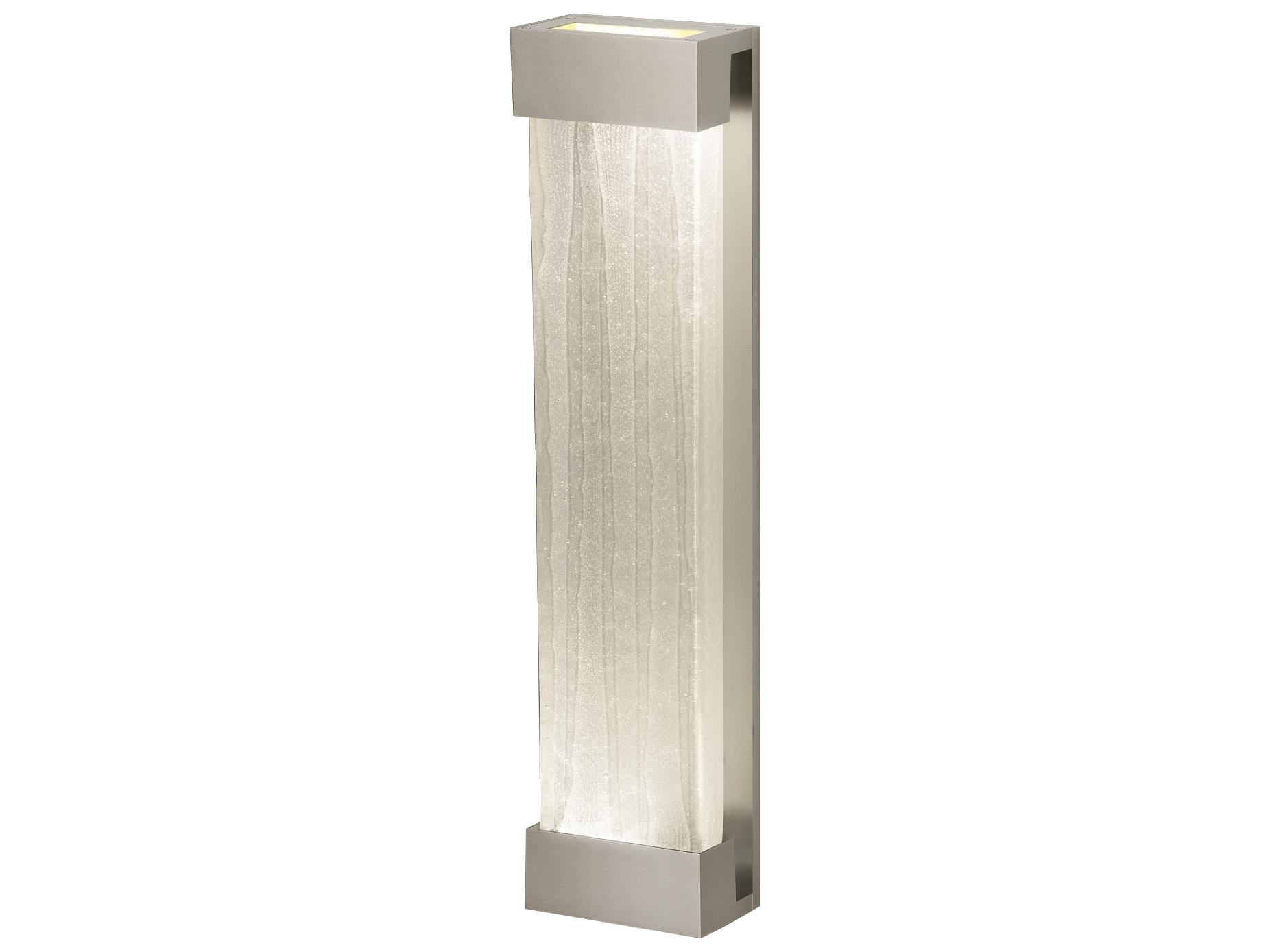 Fine Art Handcrafted Lighting Crystal Bakehouse Silver Wall Sconce