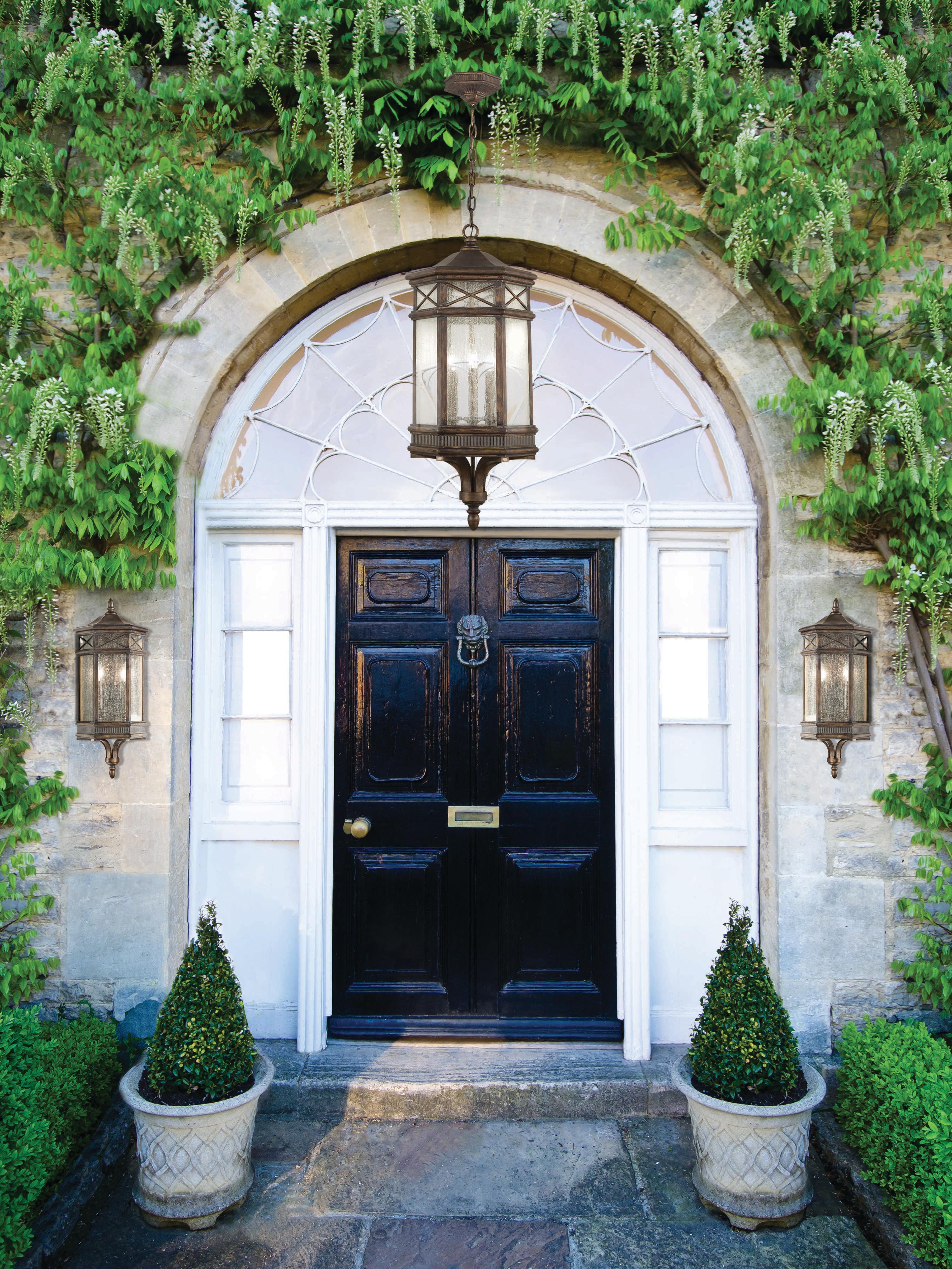 Fine Art Handcrafted Lighting Holland Park 3 - Light Outdoor Wall Light