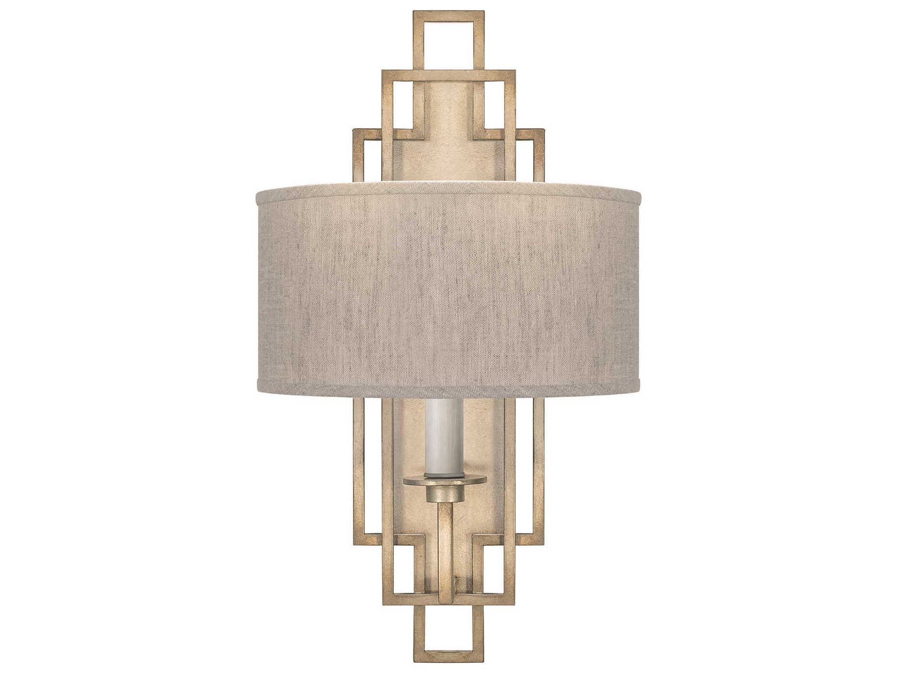 Fine Art Handcrafted Lighting Cienfuegos 1-Light Gold Leaf Wall Sconce