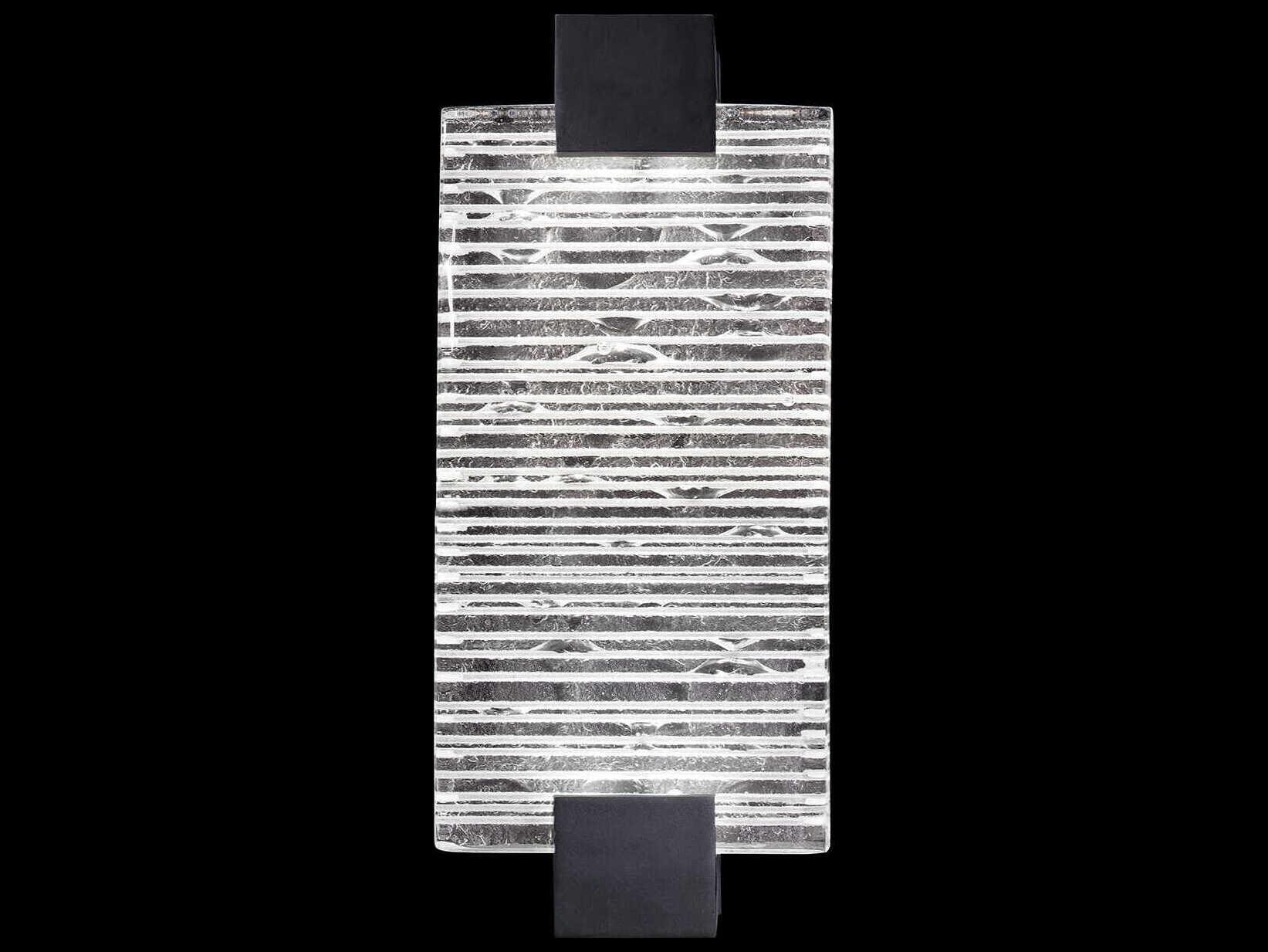 Fine Art Handcrafted Lighting Terra 2-Light Black Wall Sconce