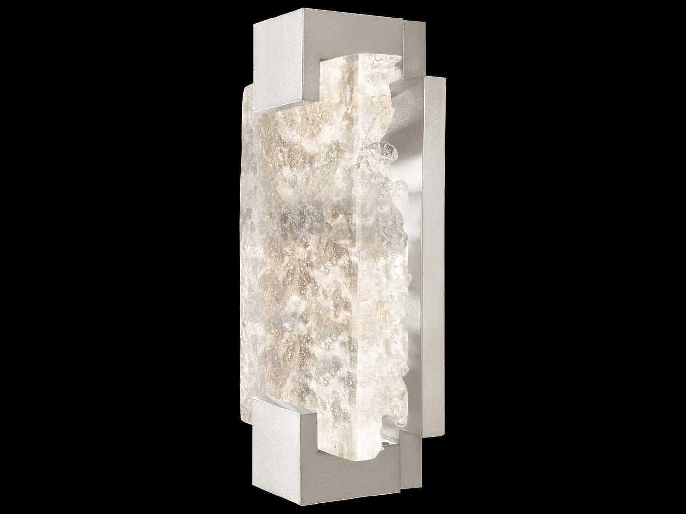 Fine Art Handcrafted Lighting Terra 2-Light Silver Wall Sconce