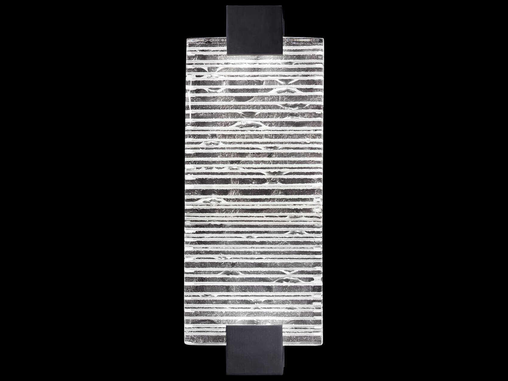 Fine Art Handcrafted Lighting Terra 2-Light Black Wall Sconce