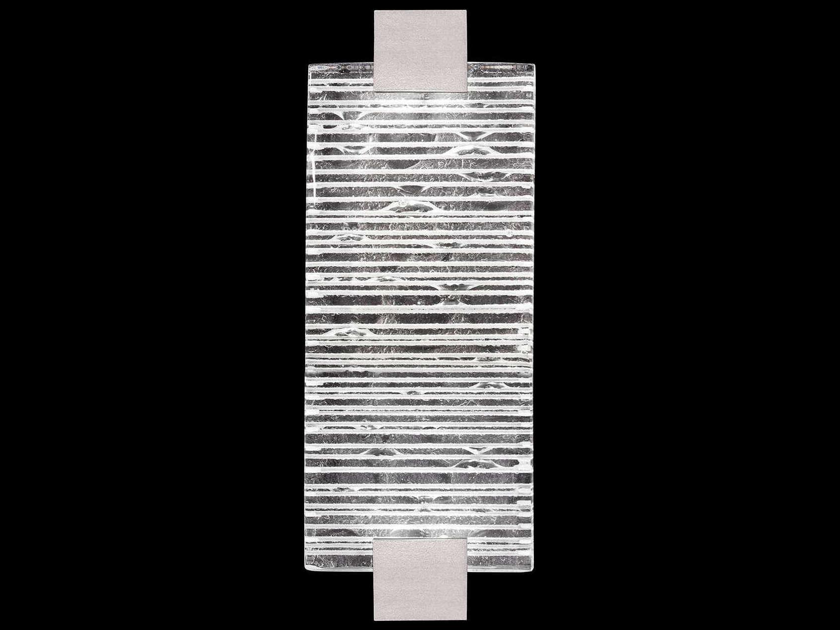 Fine Art Handcrafted Lighting Terra 2-Light Silver Wall Sconce