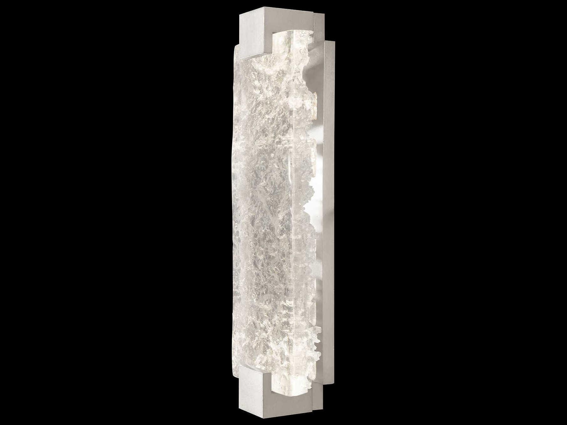 Fine Art Handcrafted Lighting Terra 2-Light Silver Wall Sconce