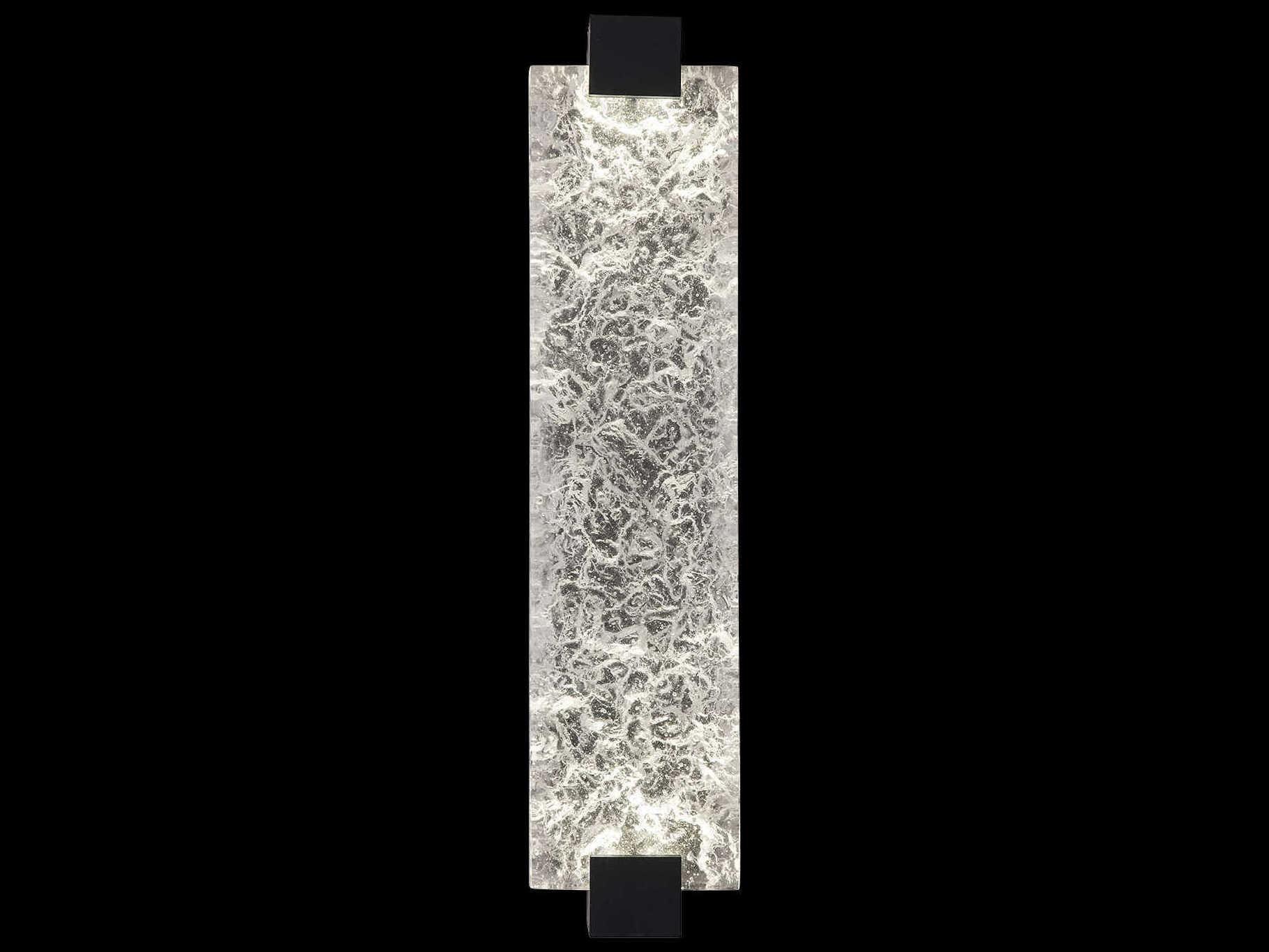 Fine Art Handcrafted Lighting Terra 2-Light Black Wall Sconce