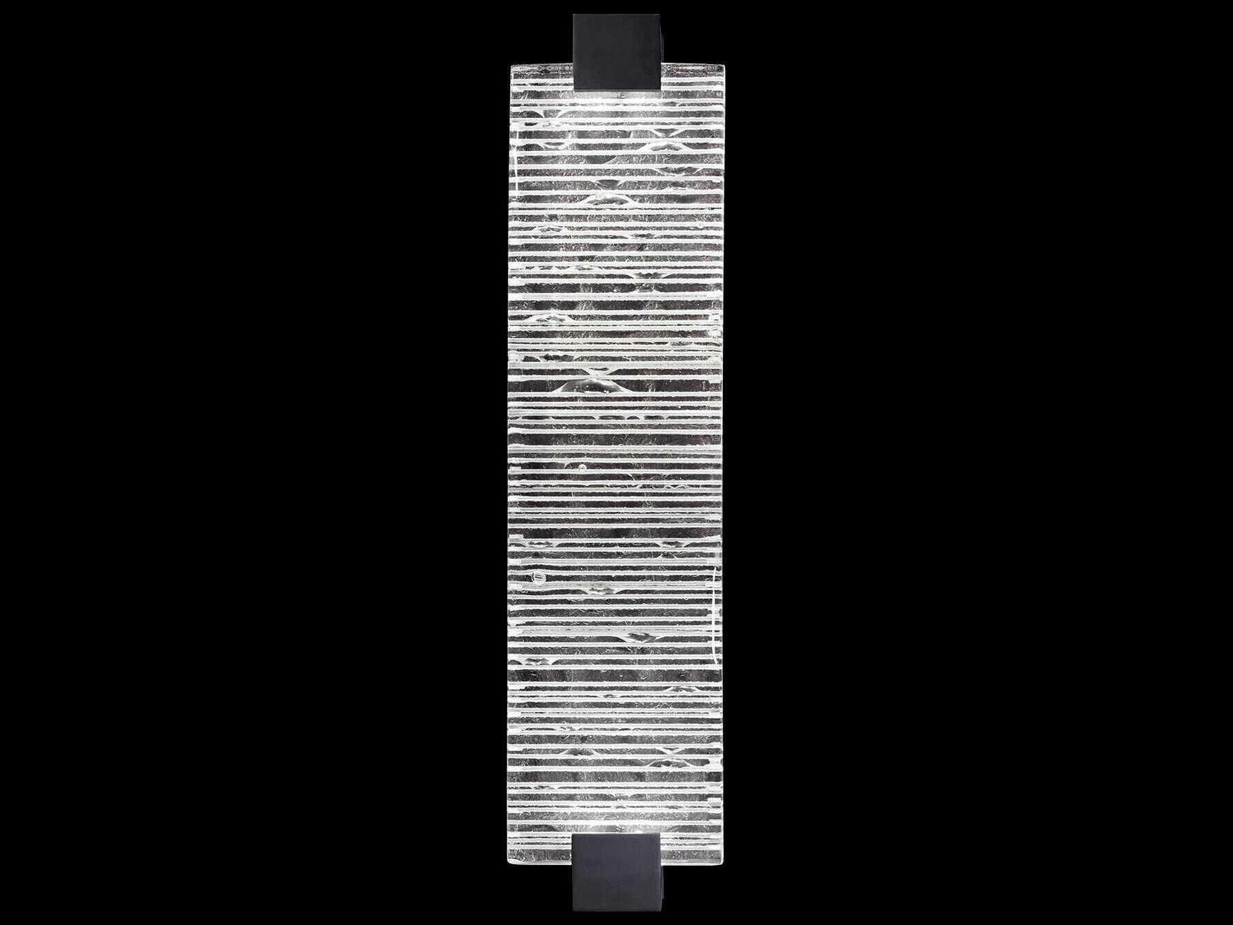 Fine Art Handcrafted Lighting Terra 2-Light Black Wall Sconce