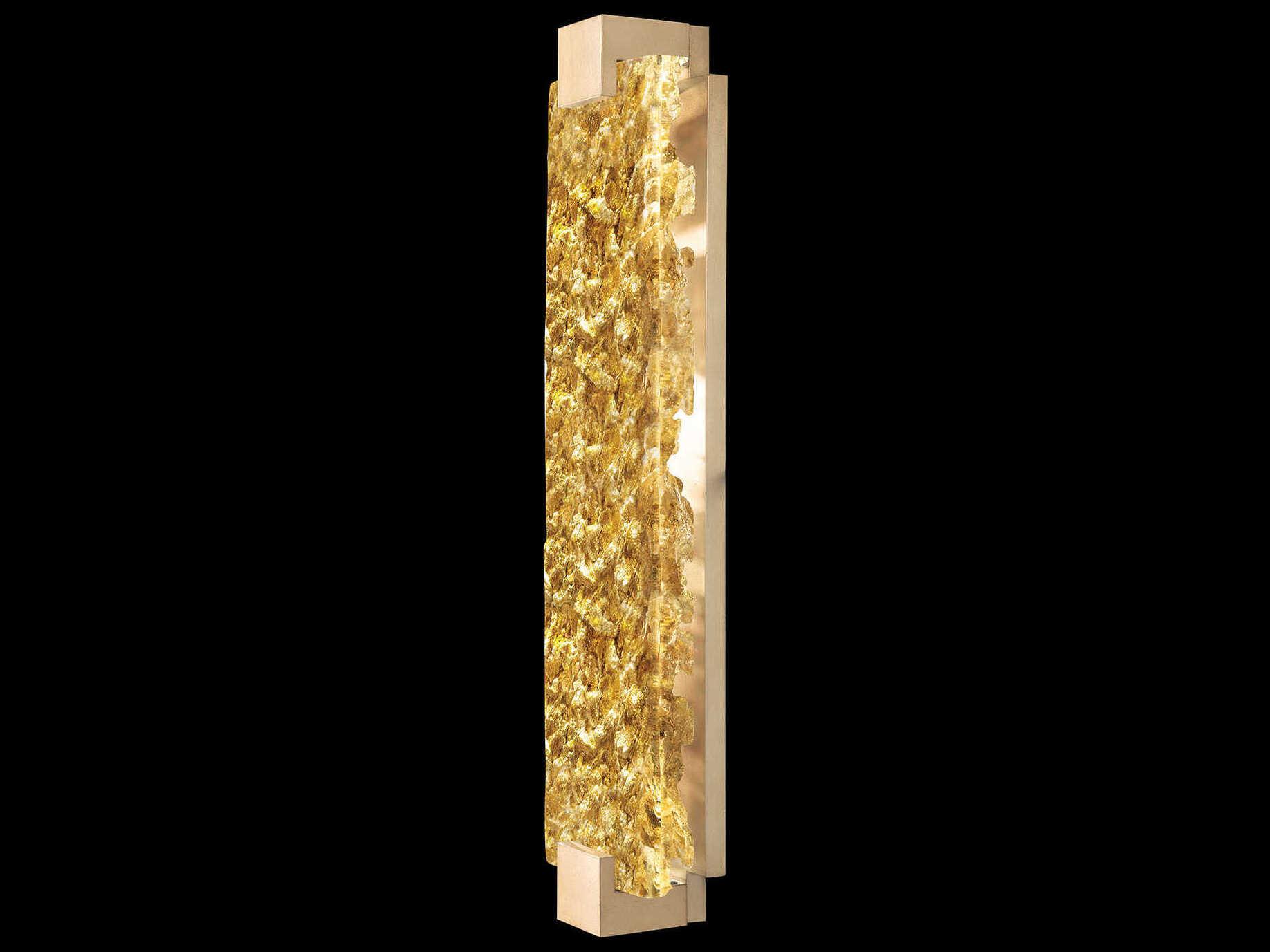 Fine Art Handcrafted Lighting Terra 2-Light Gold Wall Sconce