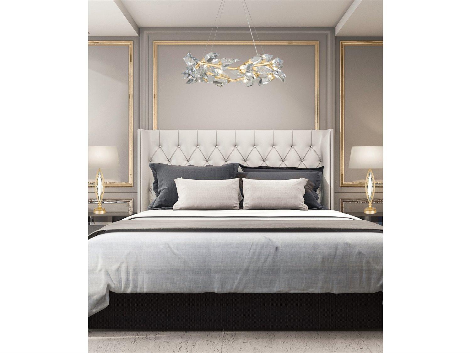 Fine Art Handcrafted Lighting Foret 8-Light Gold Crystal Pendant