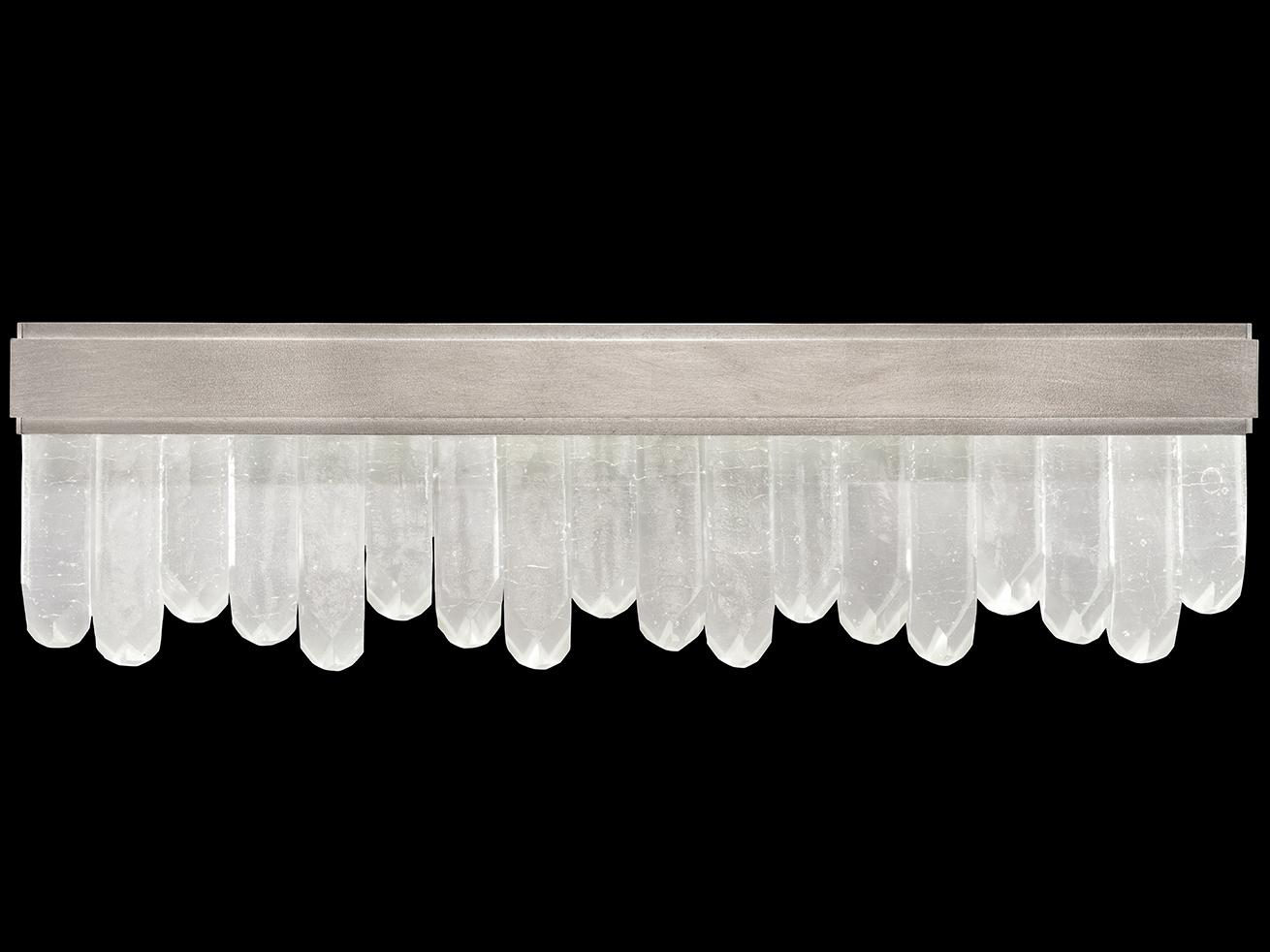 Fine Art Handcrafted Lighting Lior 12-Light Silver Crystal Glass Vanity Light