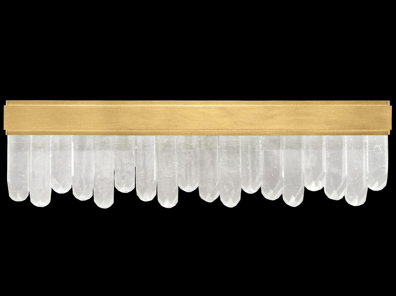 Fine Art Handcrafted Lighting Lior 12-Light Gold Crystal Glass Vanity Light