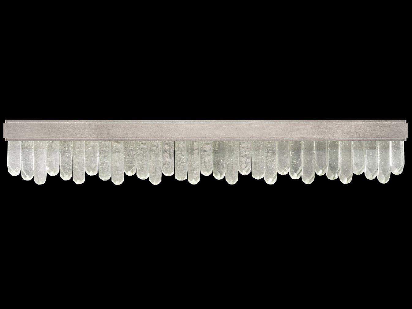 Fine Art Handcrafted Lighting Lior 20-Light Silver Crystal Glass Vanity Light