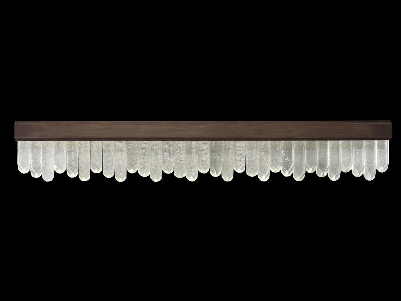 Fine Art Handcrafted Lighting Lior 20-Light Bronze Crystal Glass Vanity Light