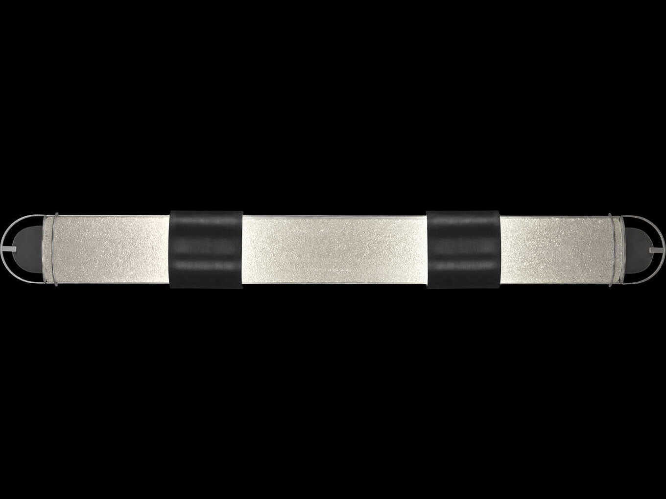 Fine Art Handcrafted Lighting Bond 4-Light Black Silver Vanity Light