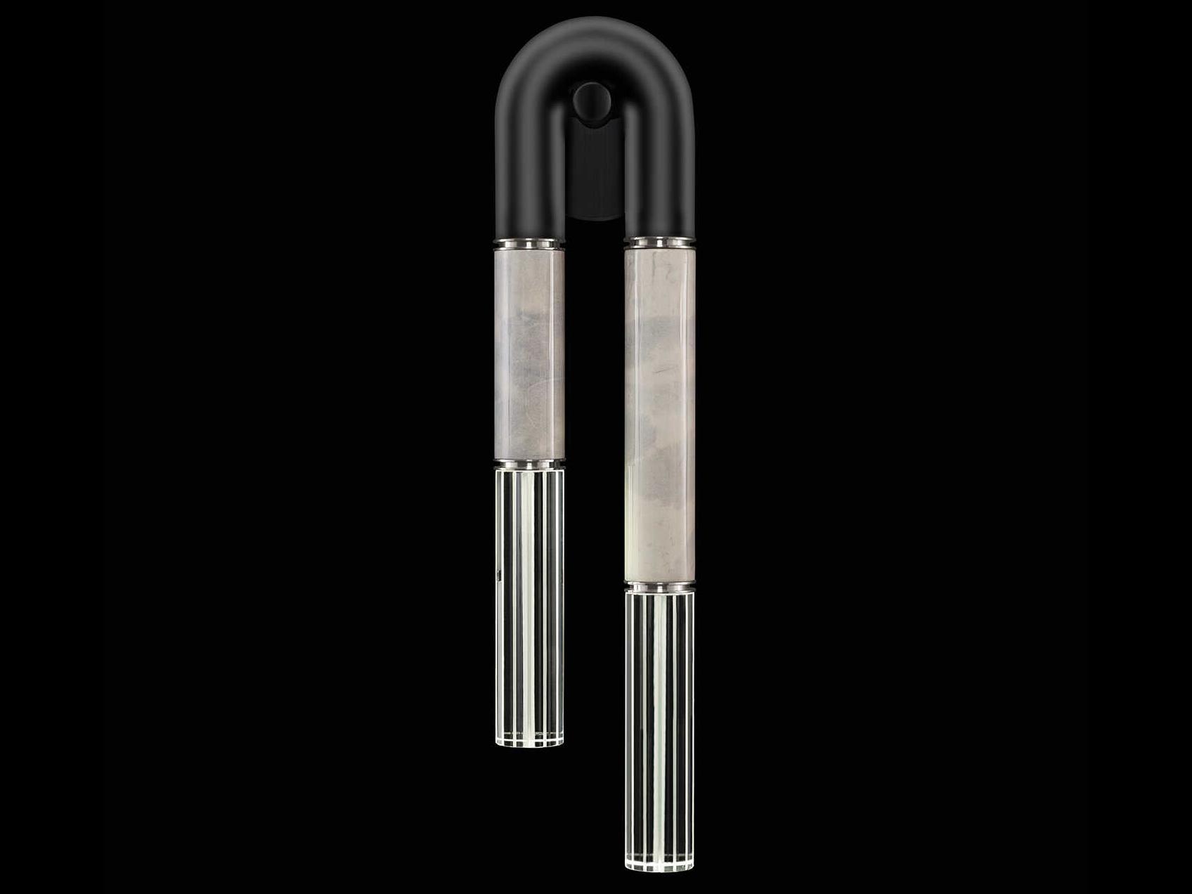 Fine Art Handcrafted Lighting Antonia 2-Light Black Wall Sconce