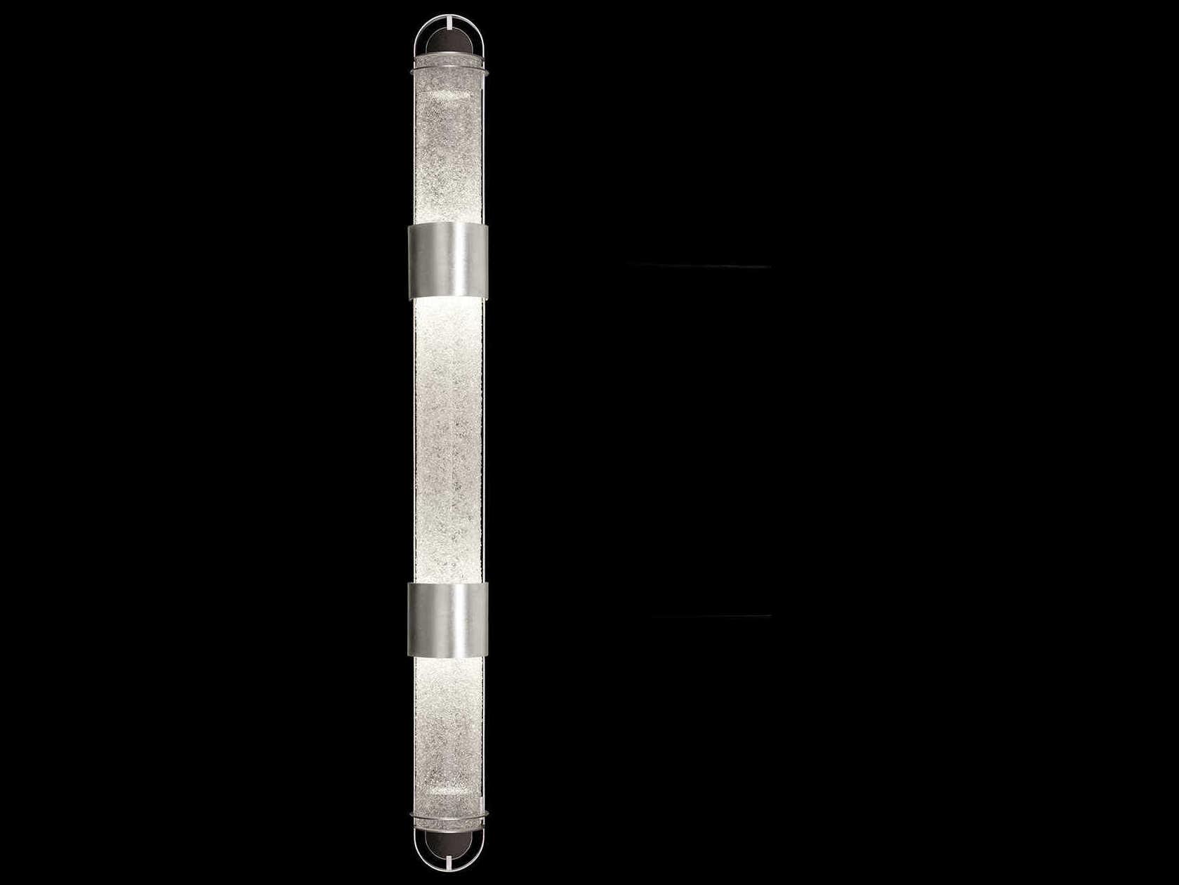 Fine Art Handcrafted Lighting Bond 4-Light Silver Wall Sconce