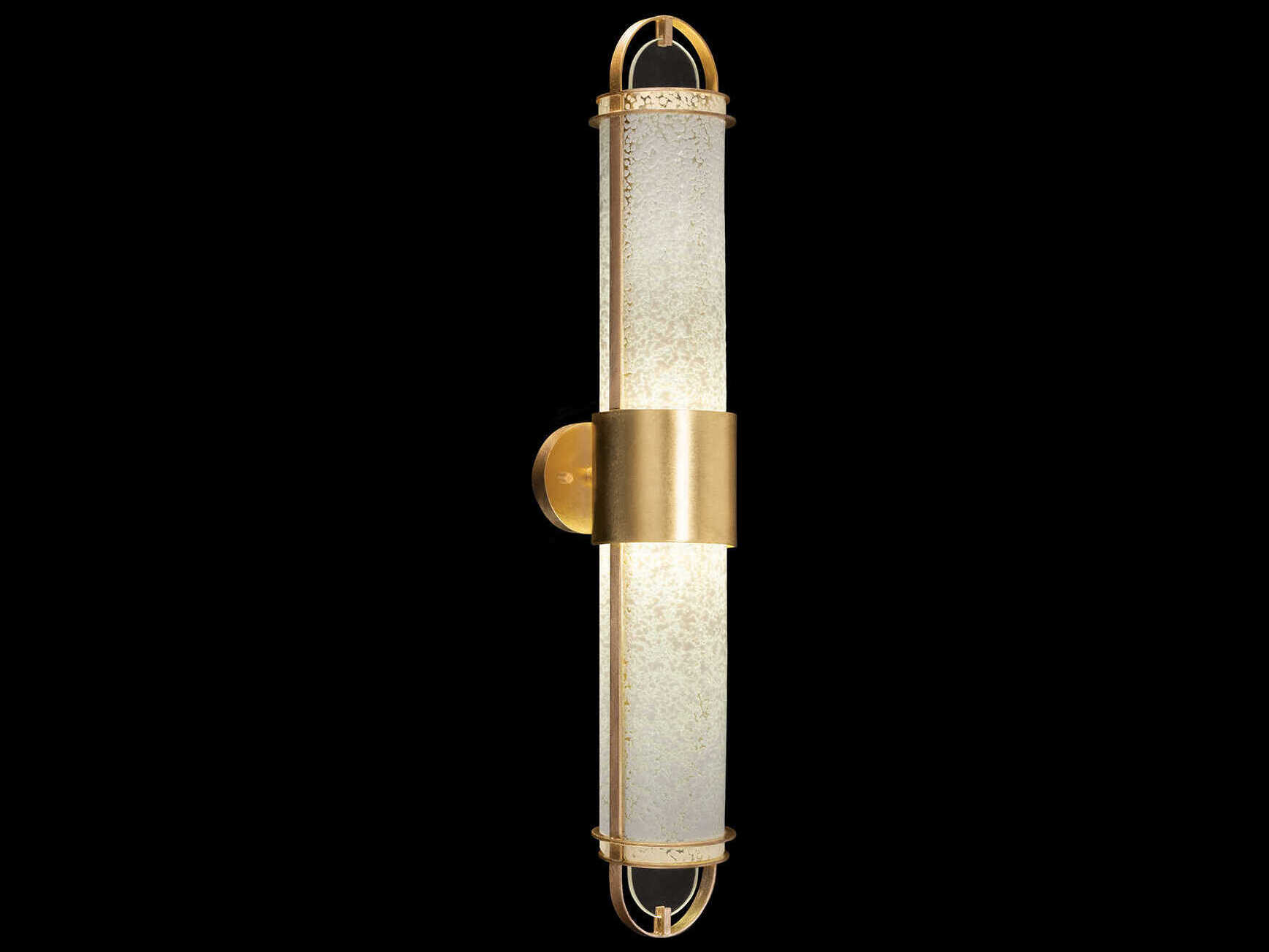 Fine Art Handcrafted Lighting Bond 2-Light Gold Wall Sconce