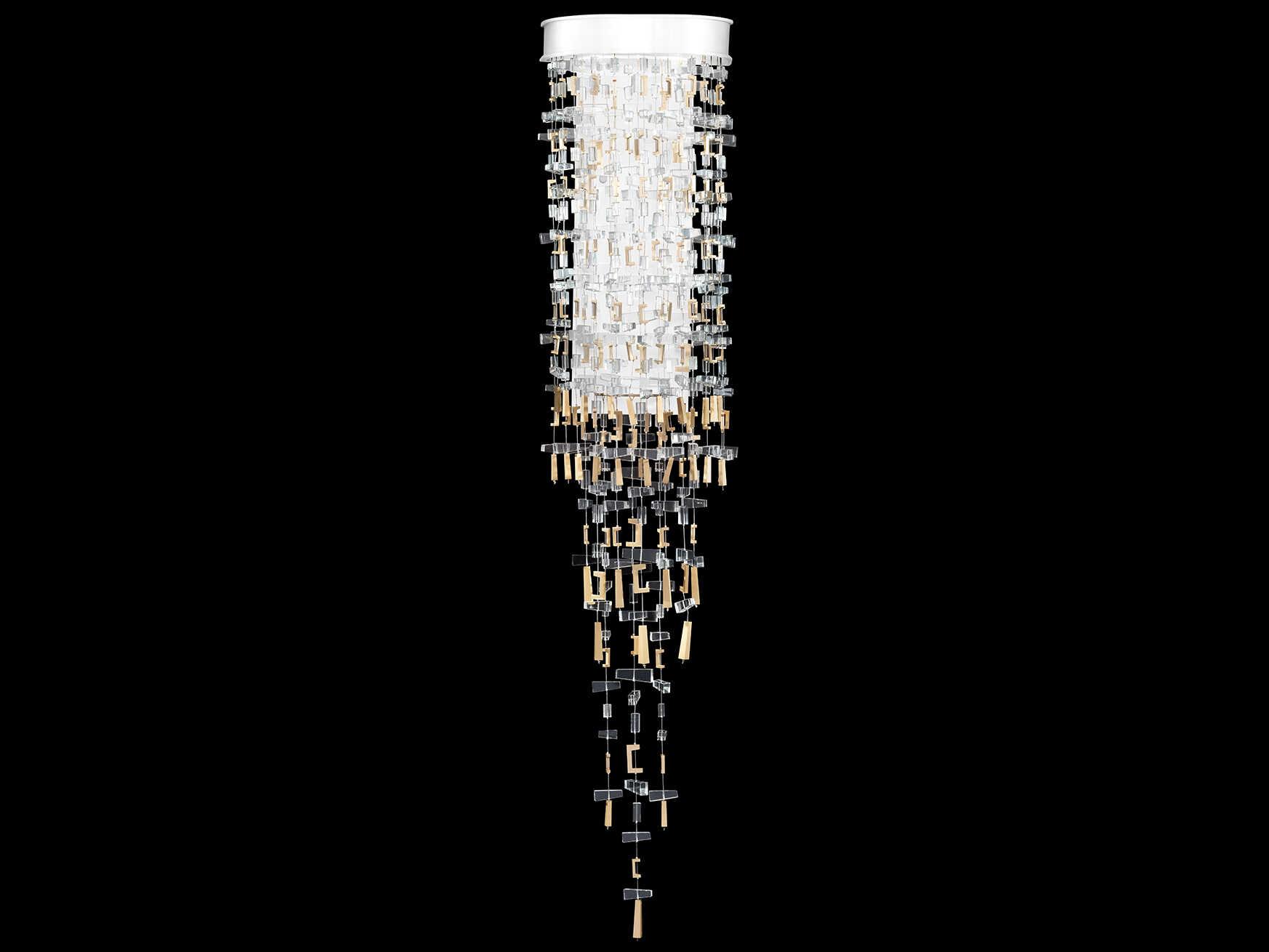 Fine Art Handcrafted Lighting Capri 3-Light White Gloss Wall Sconce