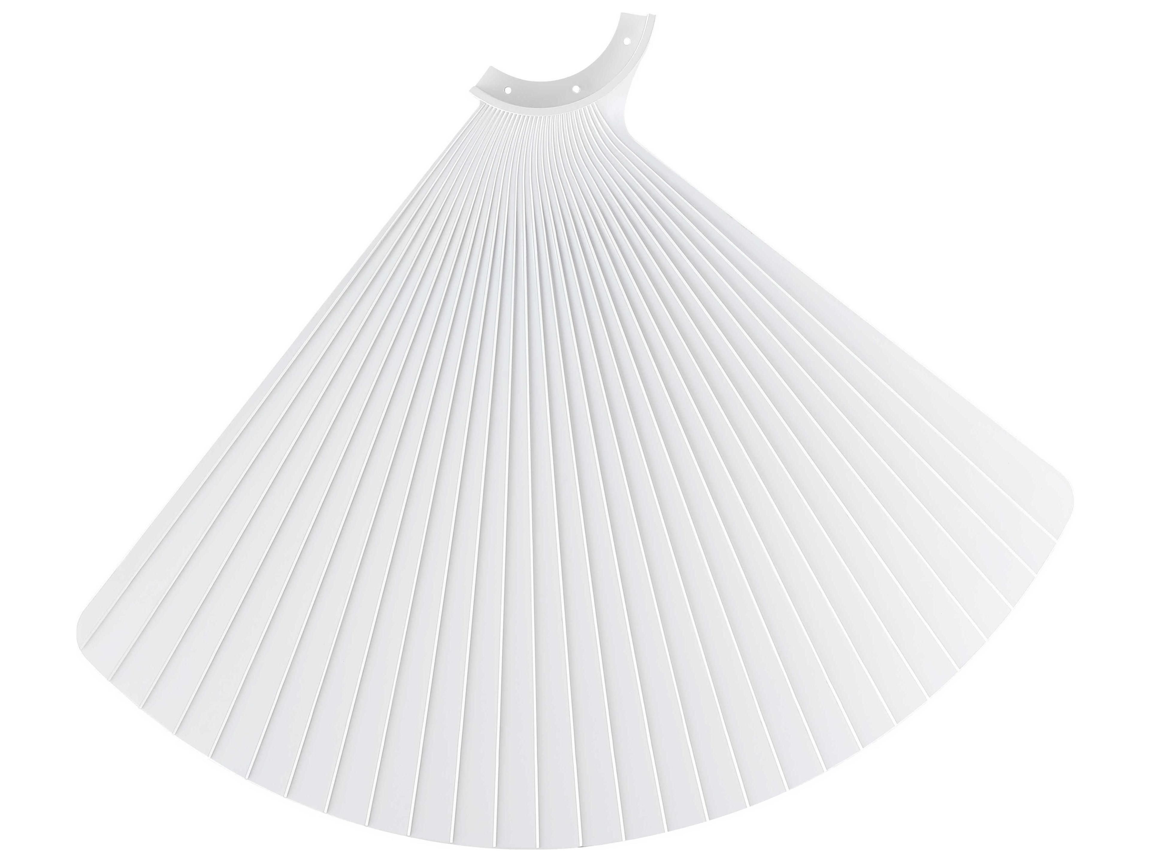 Fanimation TriAire Custom Matte White Fan Blade for 52" Sweep Set of3