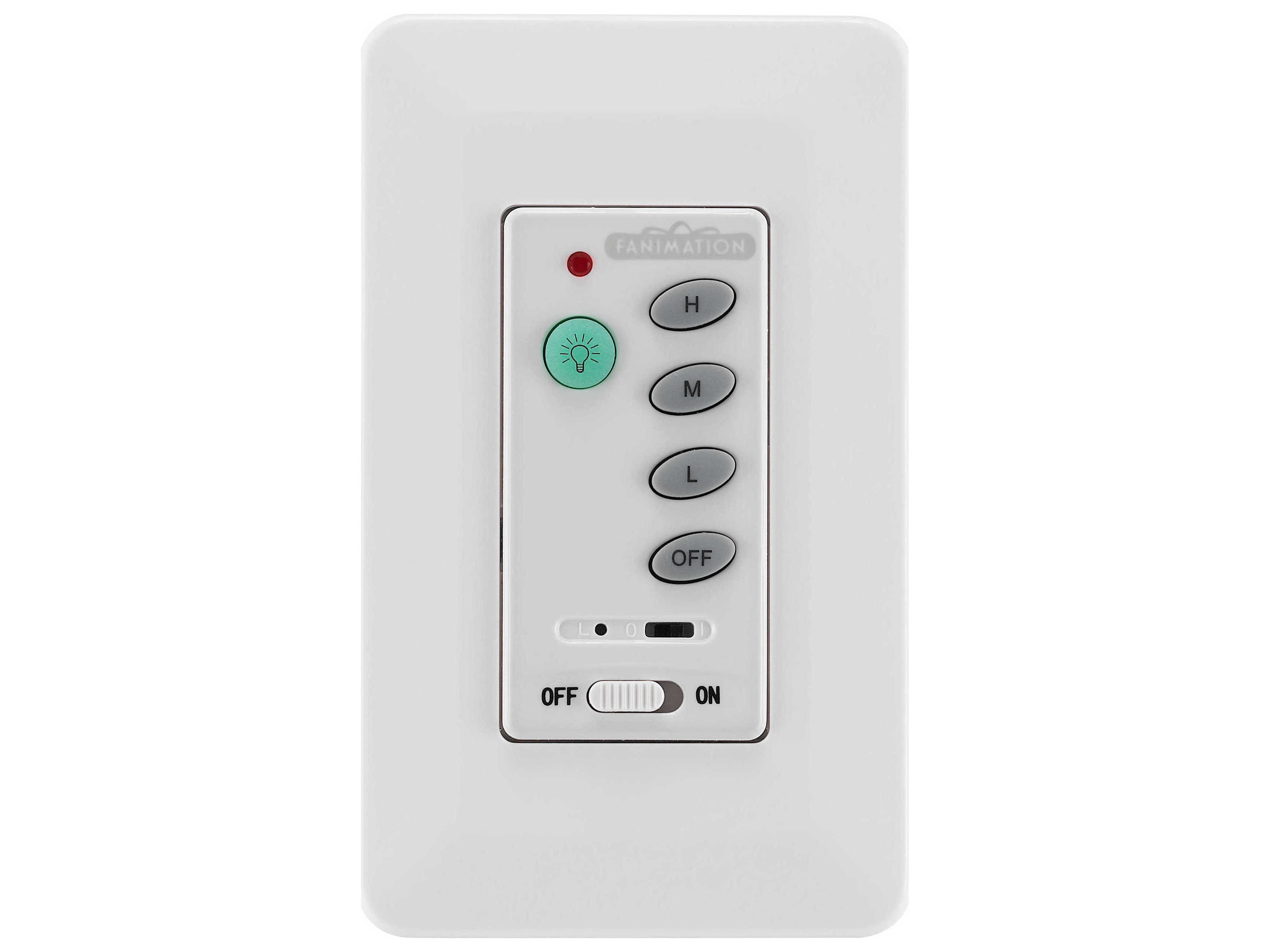 Fanimation Non-Reversing Wall Control with Receiver
