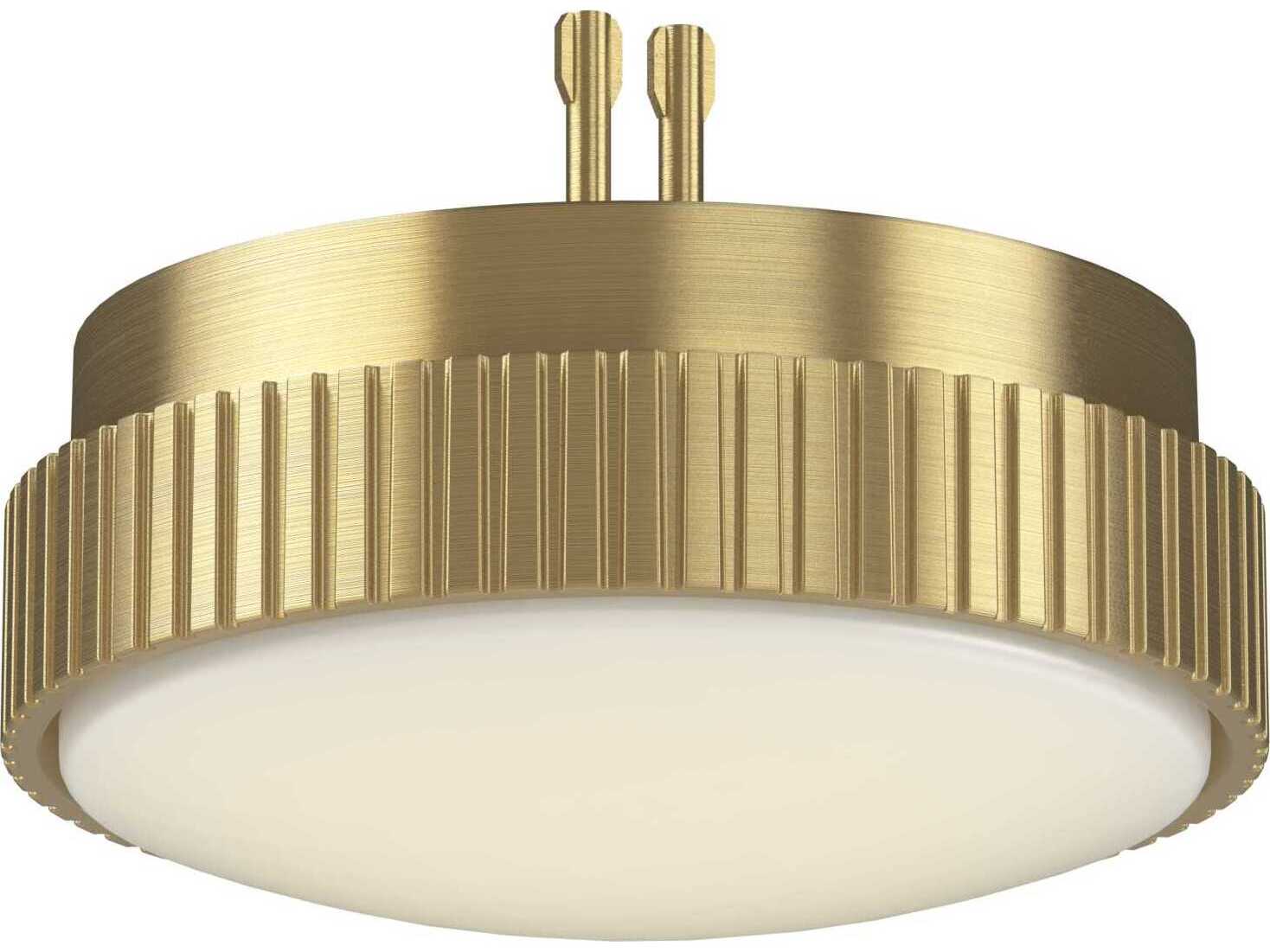 Fanimation Kute Knurled Brushed Satin Brass CCT Fan Light Kit