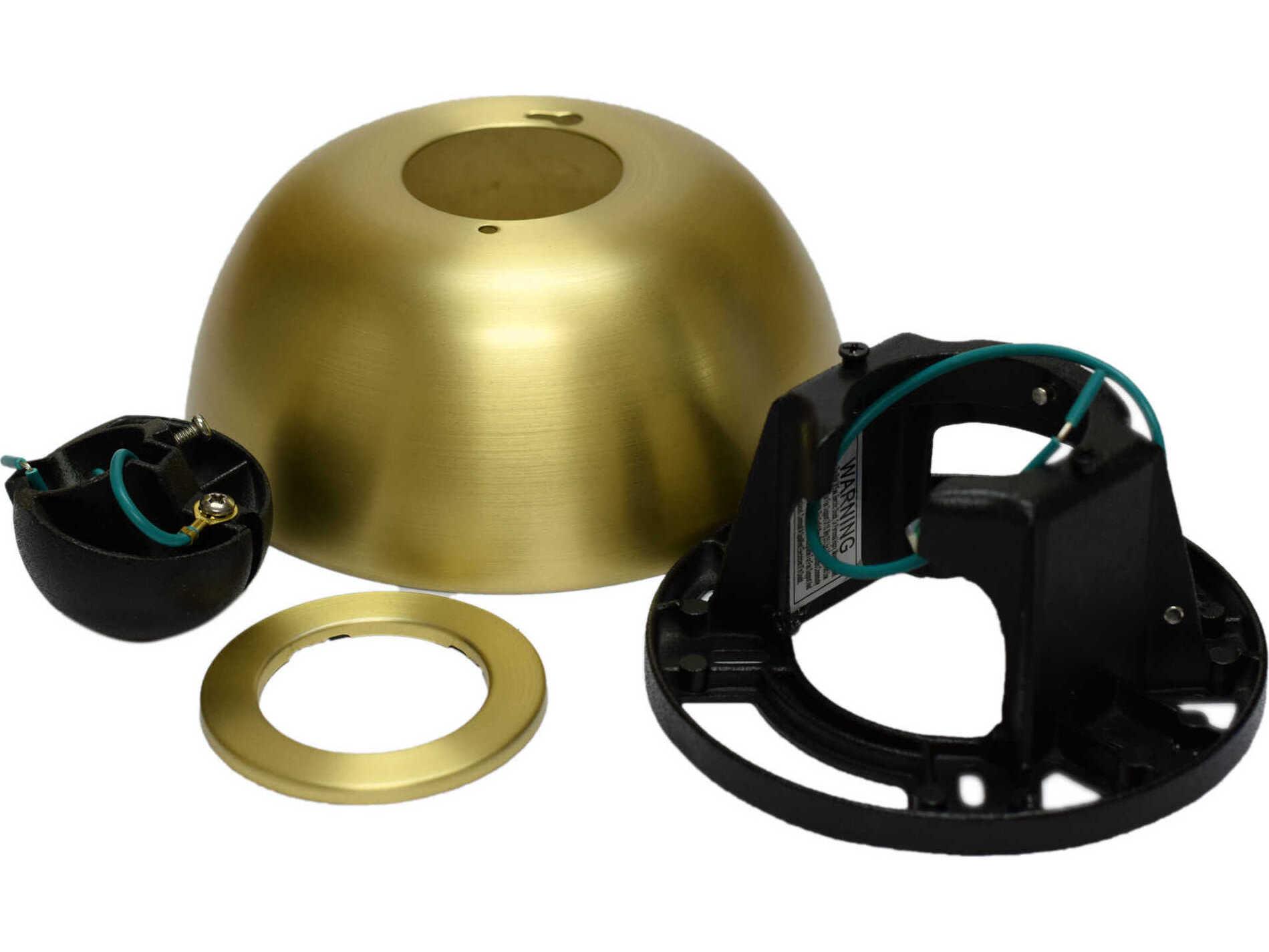 Fanimation Accessory Ceiling Fan Sloped Ceiling Kit - 1-inch - Brushed Satin Brass