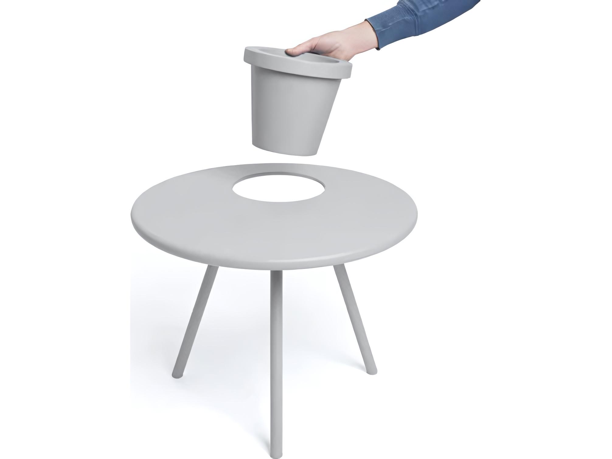 Fatboy Outdoor Bakkes Planter Table in Light Grey