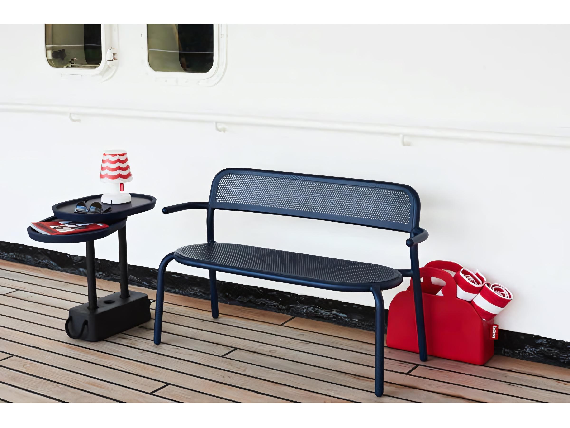 Fatboy Outdoor Brick Buddy Ova End Table in Anthracite