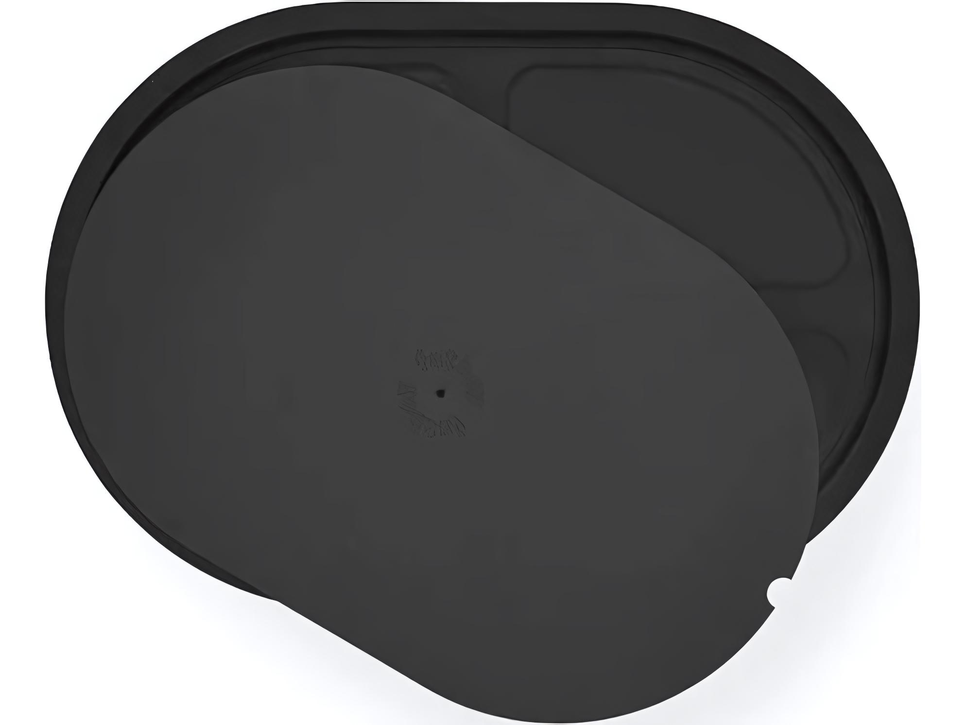 Fatboy Outdoor Brick Oval End Table in Anthracite