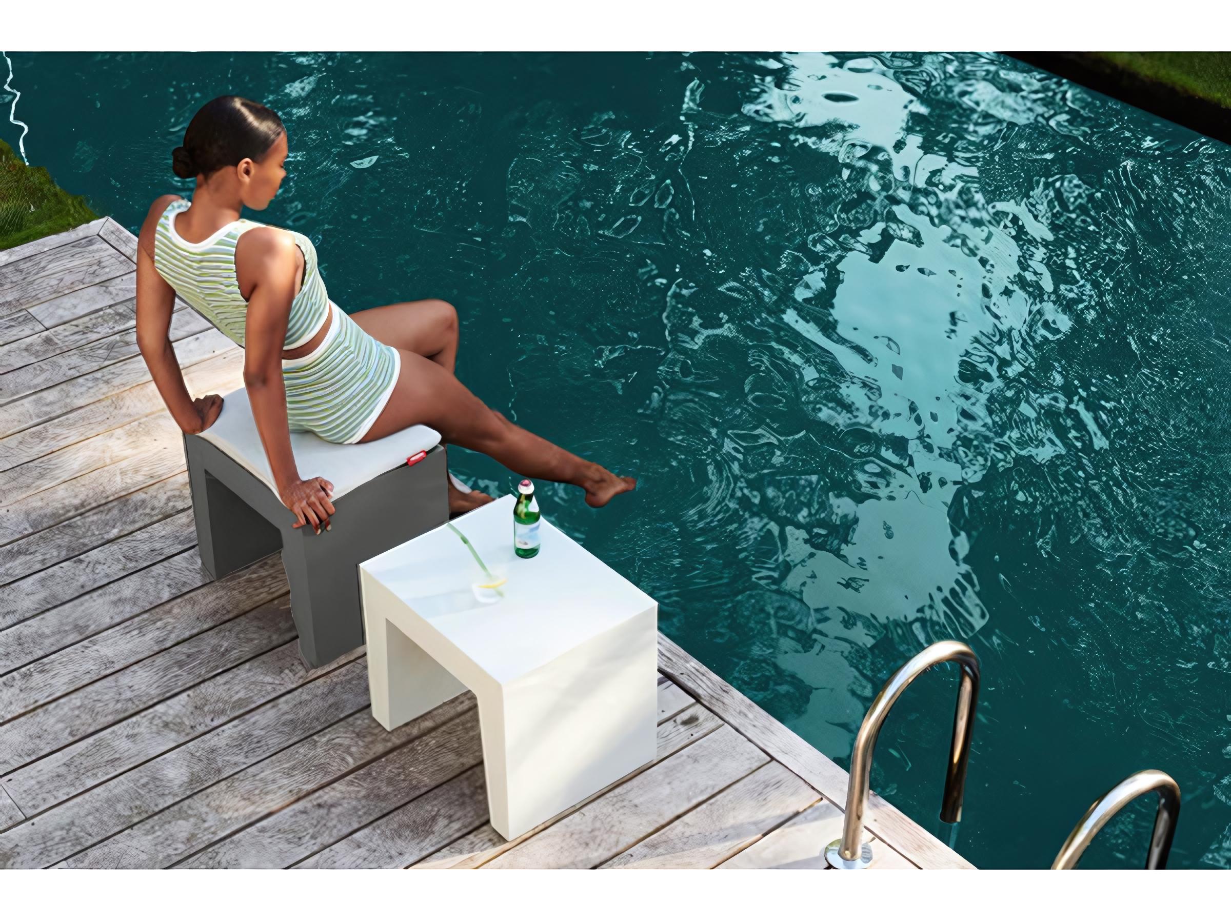 Fatboy Outdoor Concrete Seat in Grey