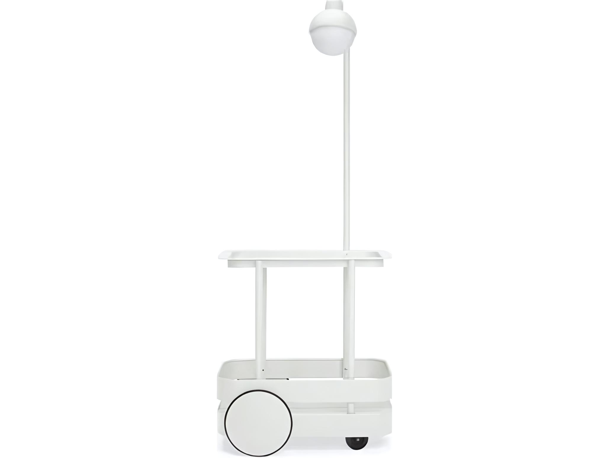 Fatboy Outdoor Jolly Trolley Lighted Bar Cart in Light Grey