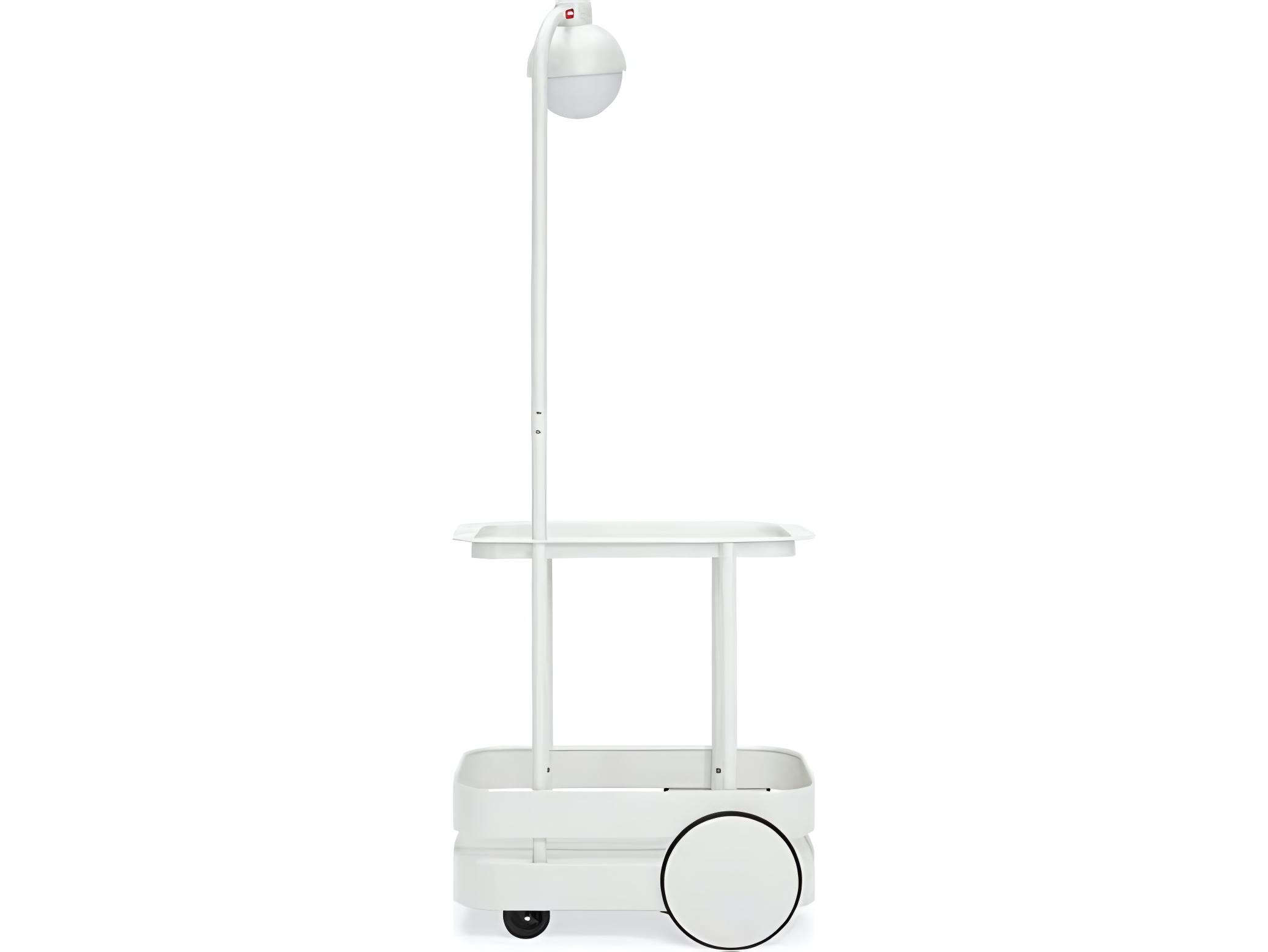 Fatboy Outdoor Jolly Trolley Lighted Bar Cart in Light Grey