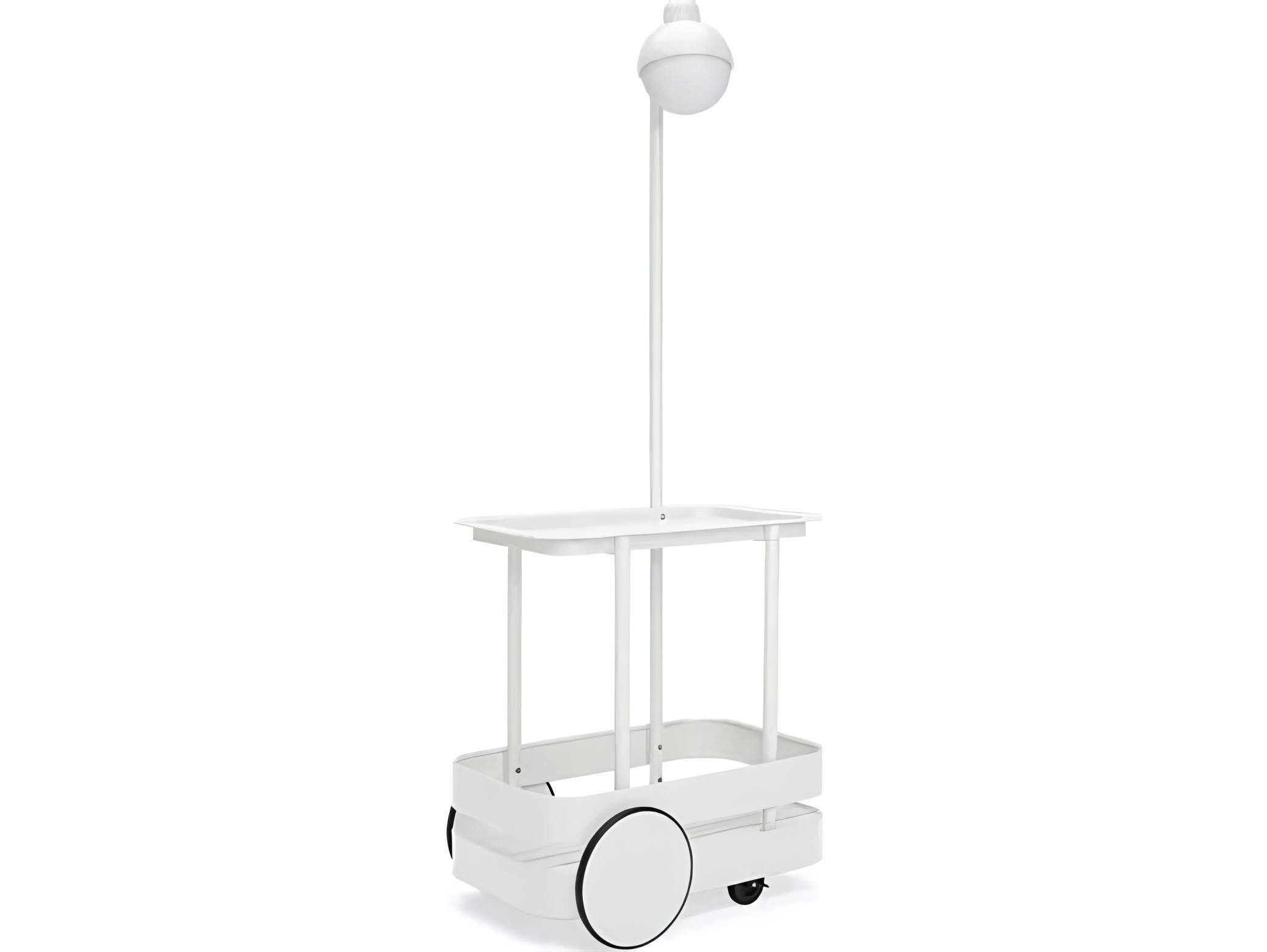 Fatboy Outdoor Jolly Trolley Lighted Bar Cart in Light Grey